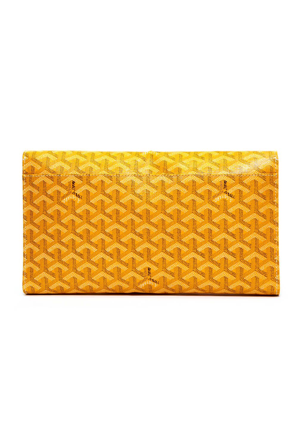 Goyard Yellow Goyardine Monte Carlo Clutch