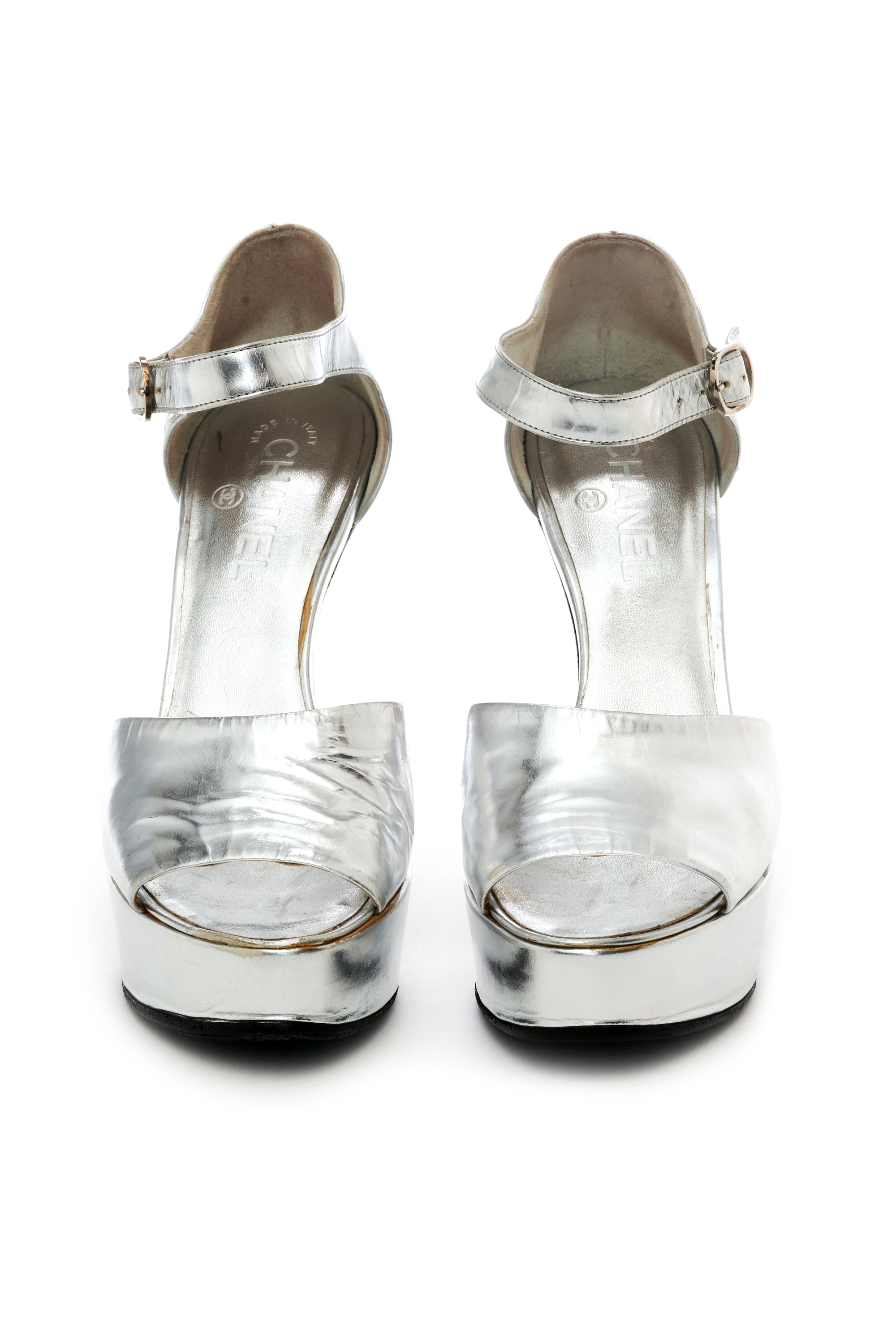 Chanel clear heels online