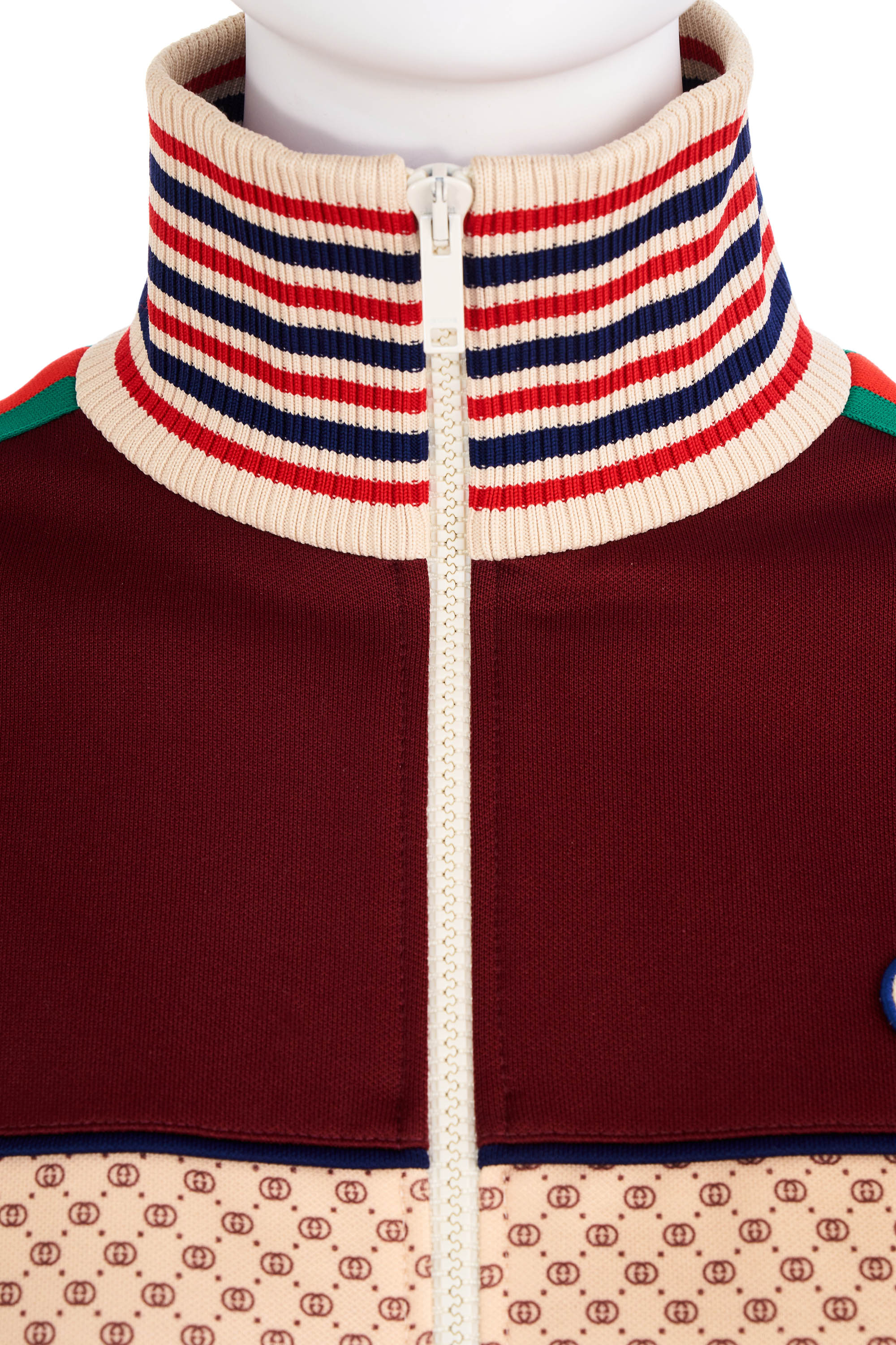 Gucci Track Suit Jacket With Red and Green Stripe Sleeve Size M