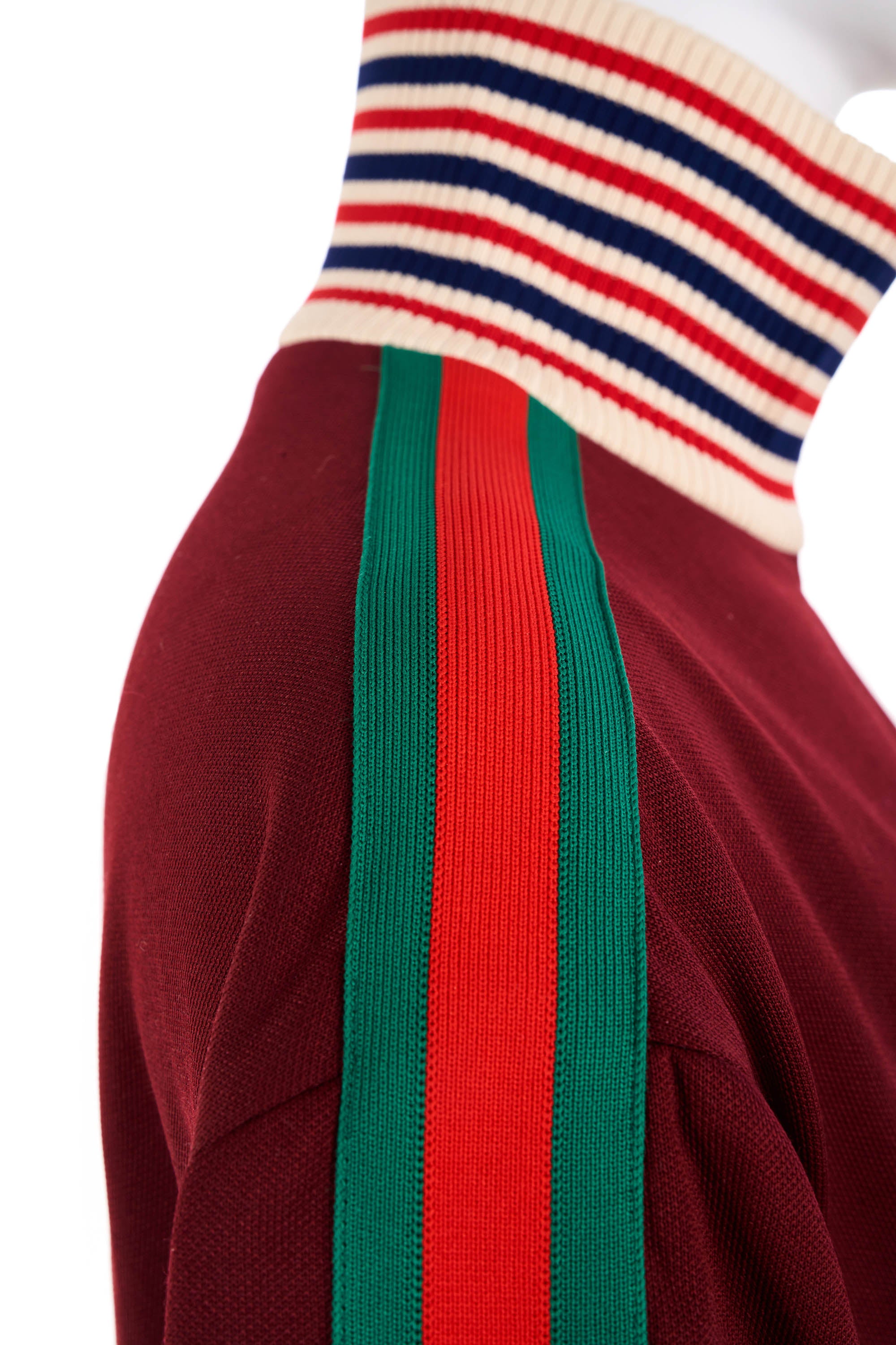 Gucci Track Suit Jacket With Red and Green Stripe Sleeve Size M