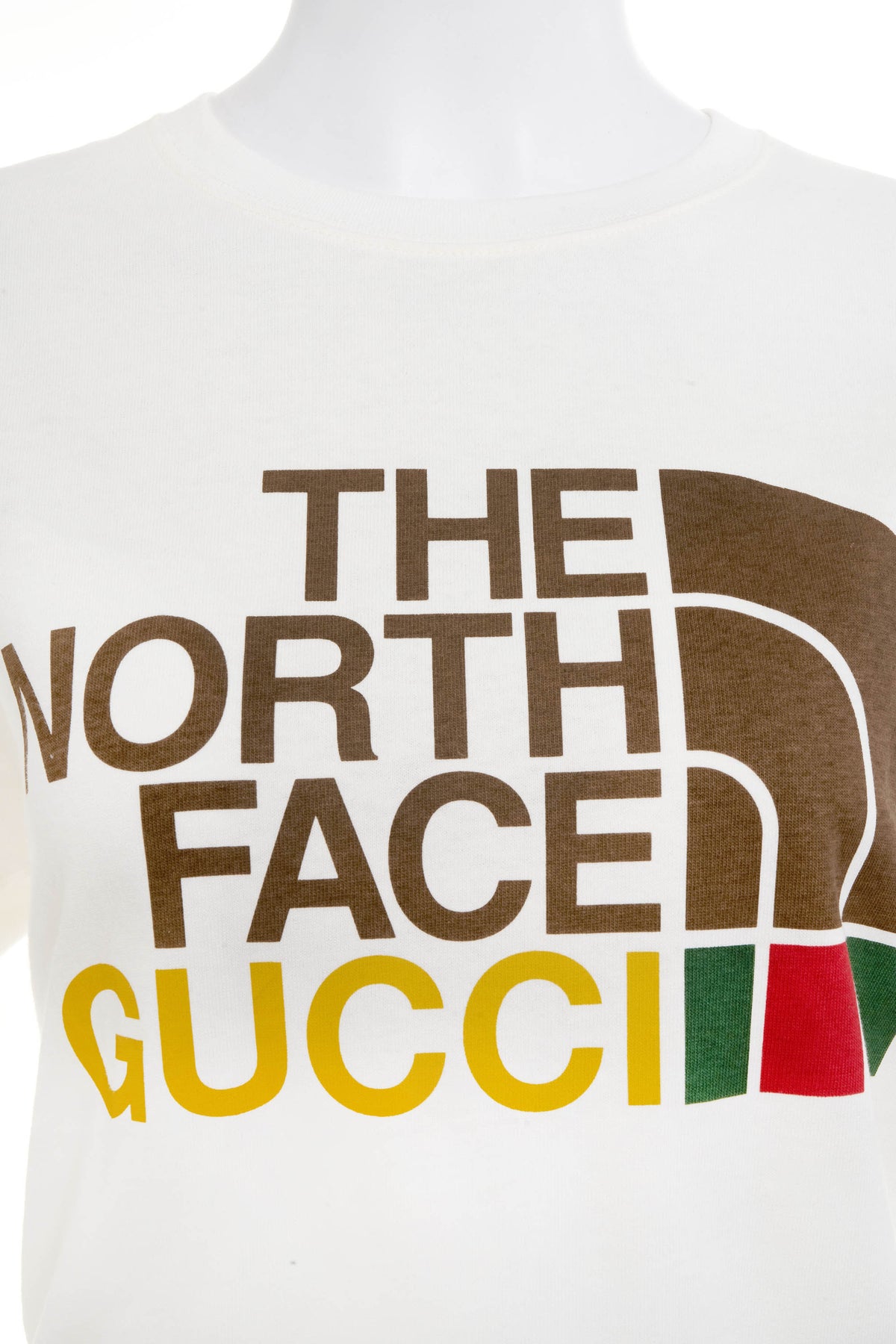 Gucci x Northface White Logo Shirt Size XS