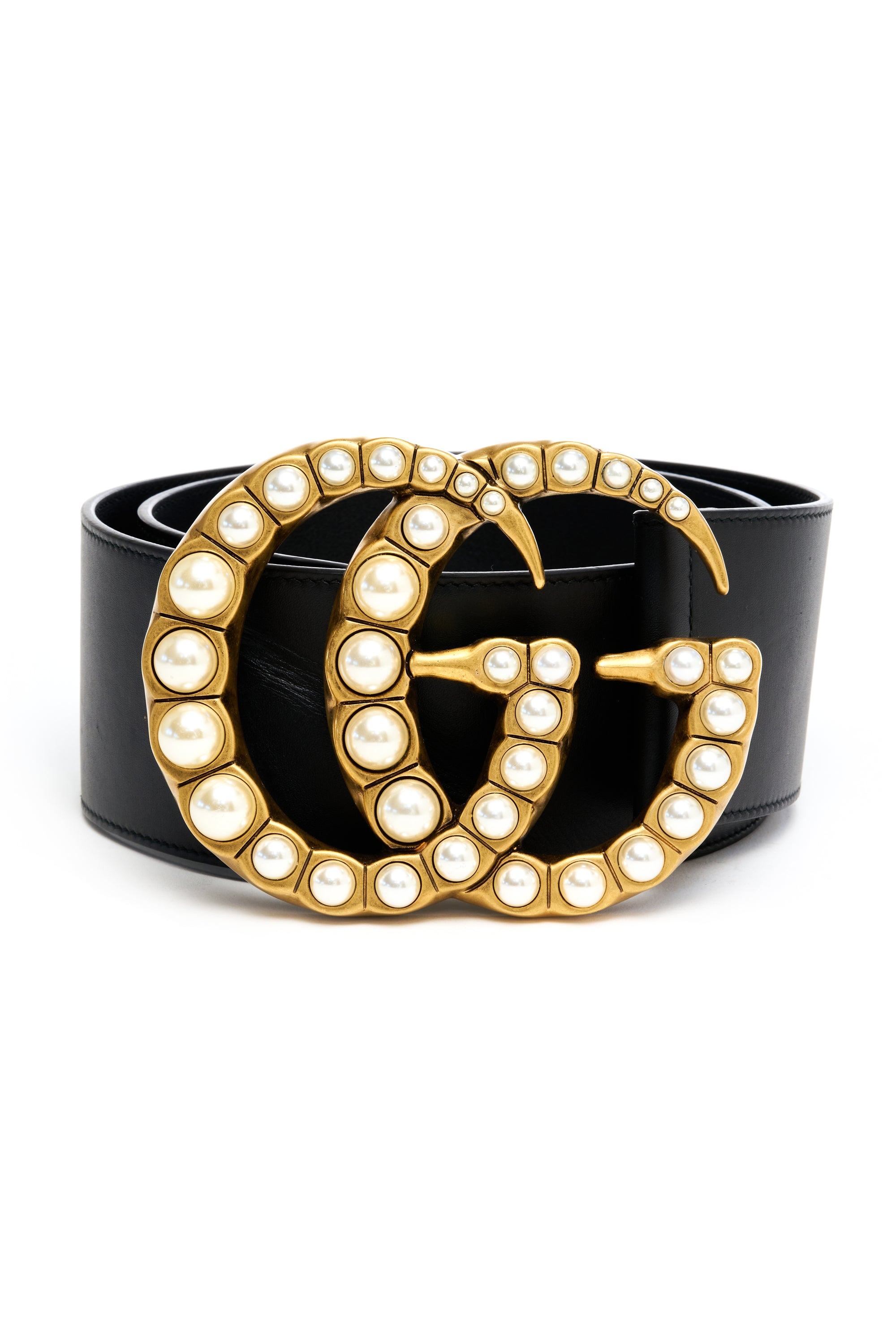 Gucci XXL Waist Belt with Pearl Detail 80cm