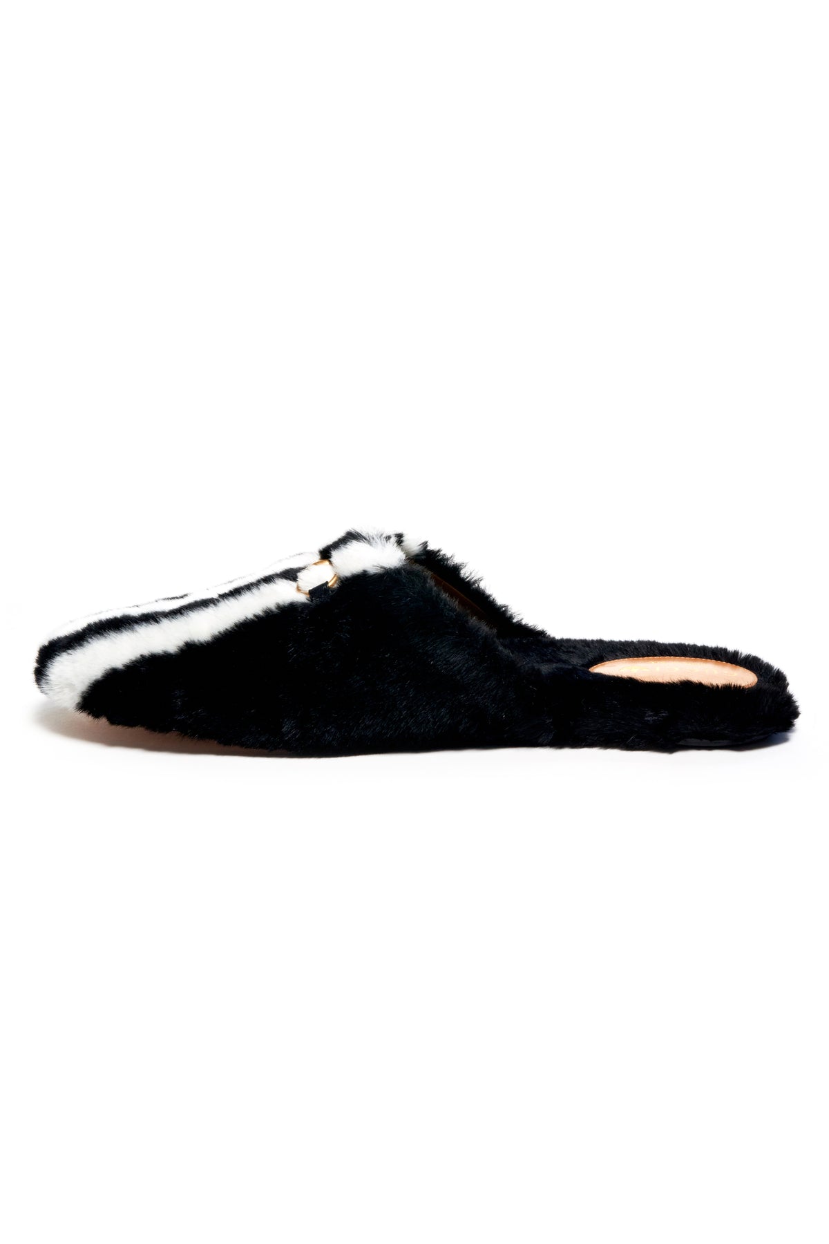 Gucci x Adidas Faux Fur Mule Slides Size 40.5