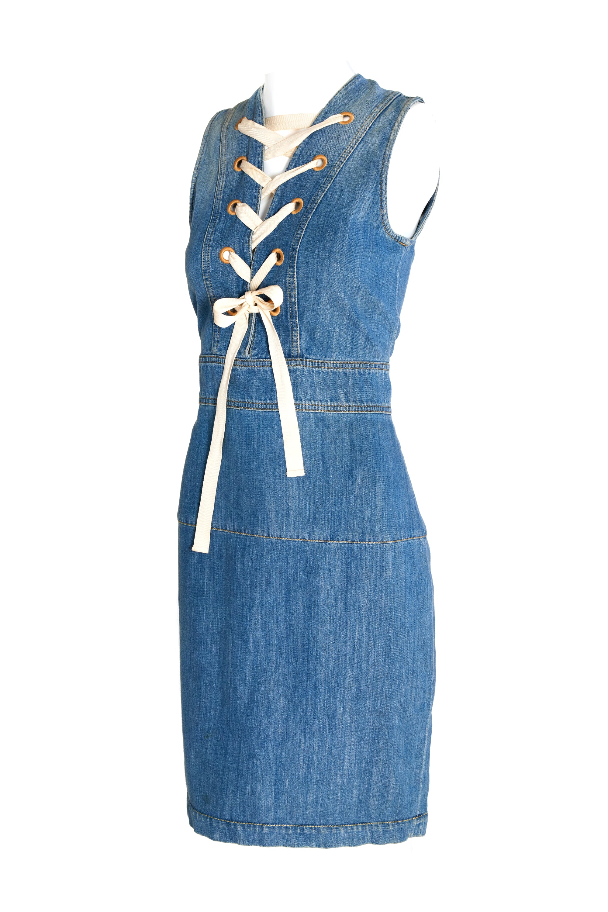 gucci blue lace dress Denim Front Jean Size 42/6 La Femme 33459 Cowl pearl buttons Color:baby pink Spaghetti strap satin dress