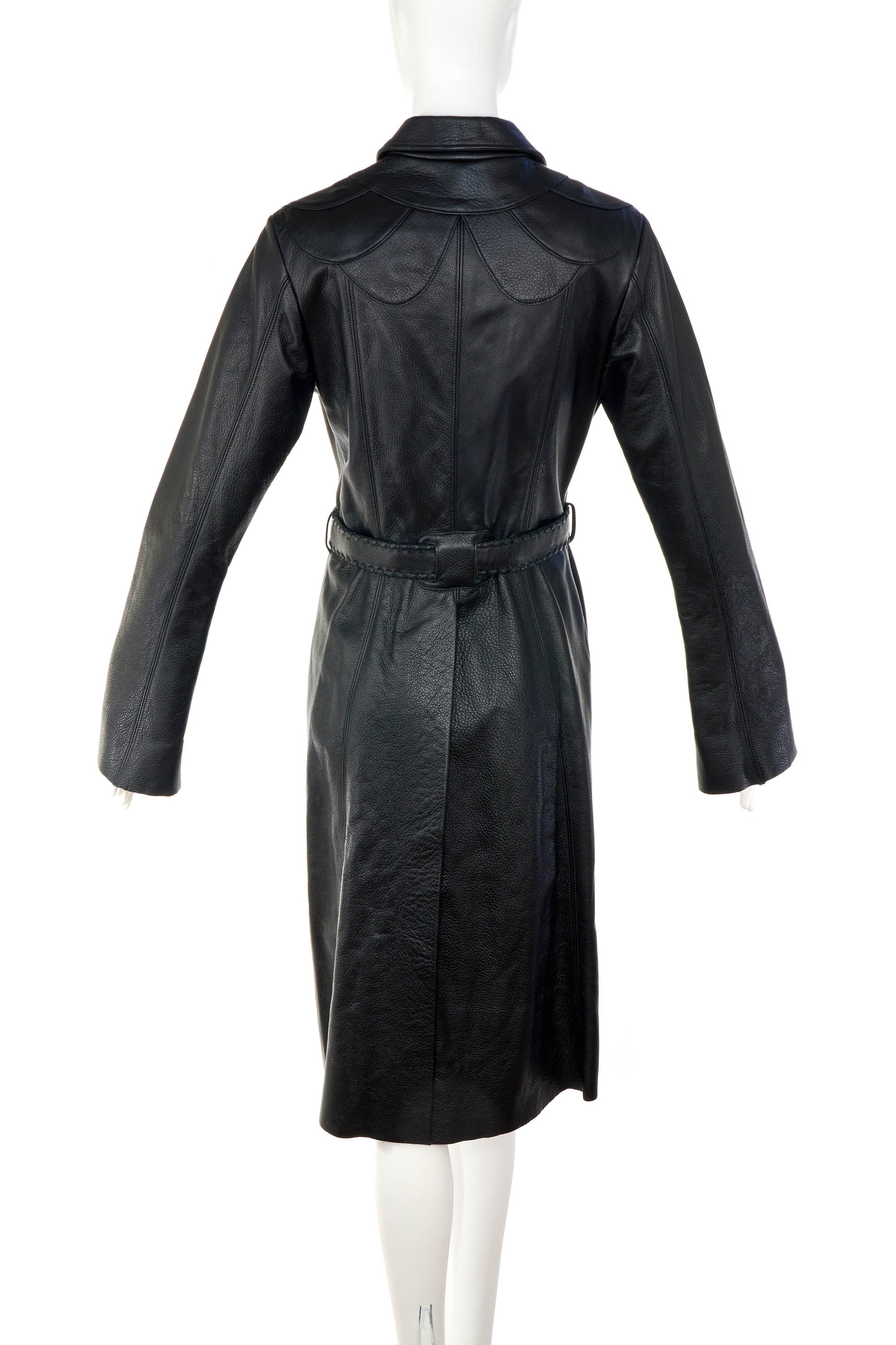 Henry Duarte Black RnR Style Leather Coat