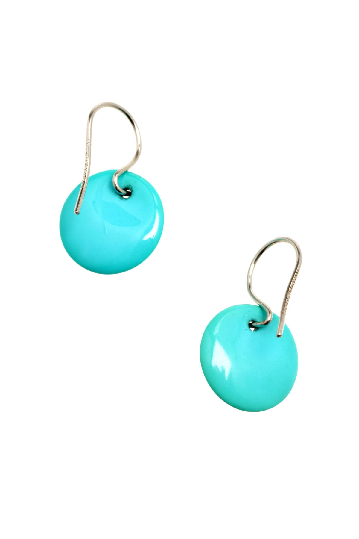 Tiffany &amp; Co. Elsa Peretti Turquoise Platinum Diamond Earrings