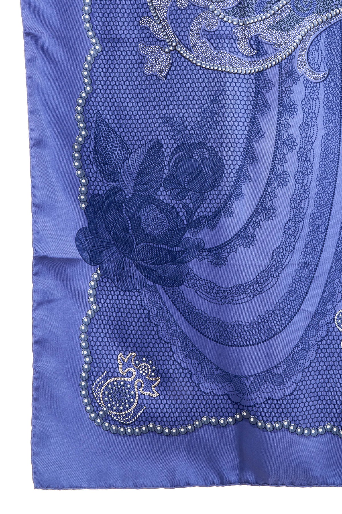 Hermes Silk Scarf 90cm &quot;Doights de fee&quot; Periwinkle