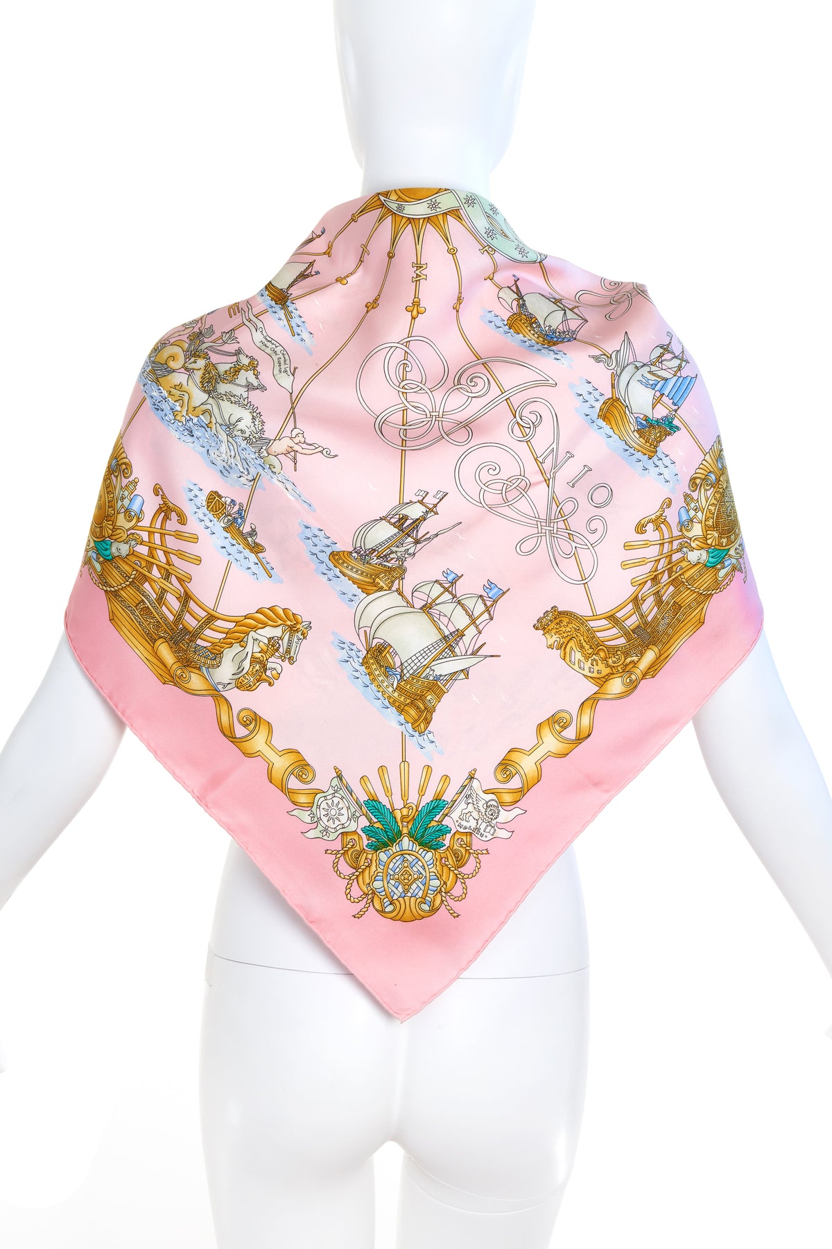 Hermes Silk Scarf &quot;Voiles De Lumiere&quot; 90cm