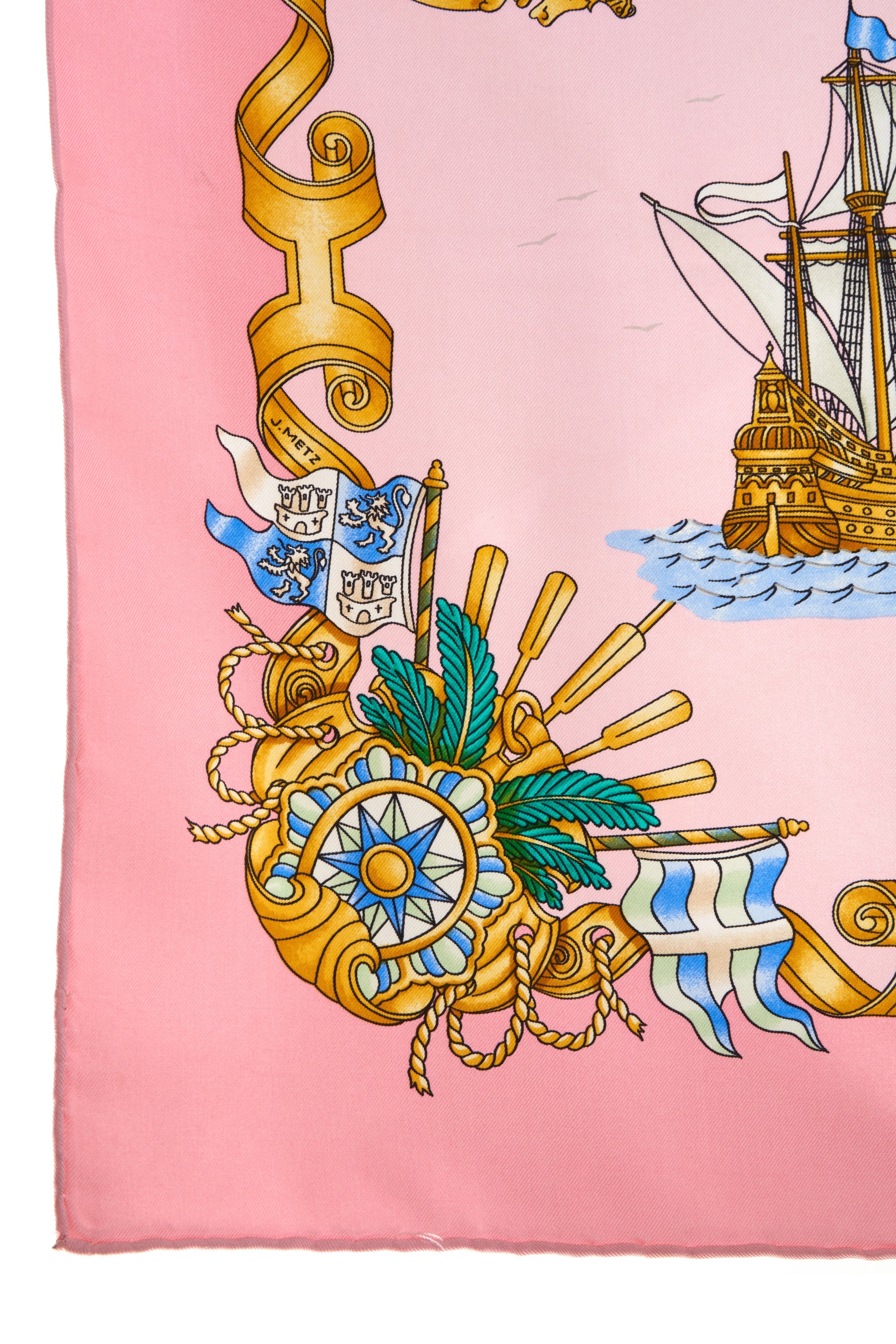 Hermes Silk Scarf "Voiles De Lumiere" 90cm