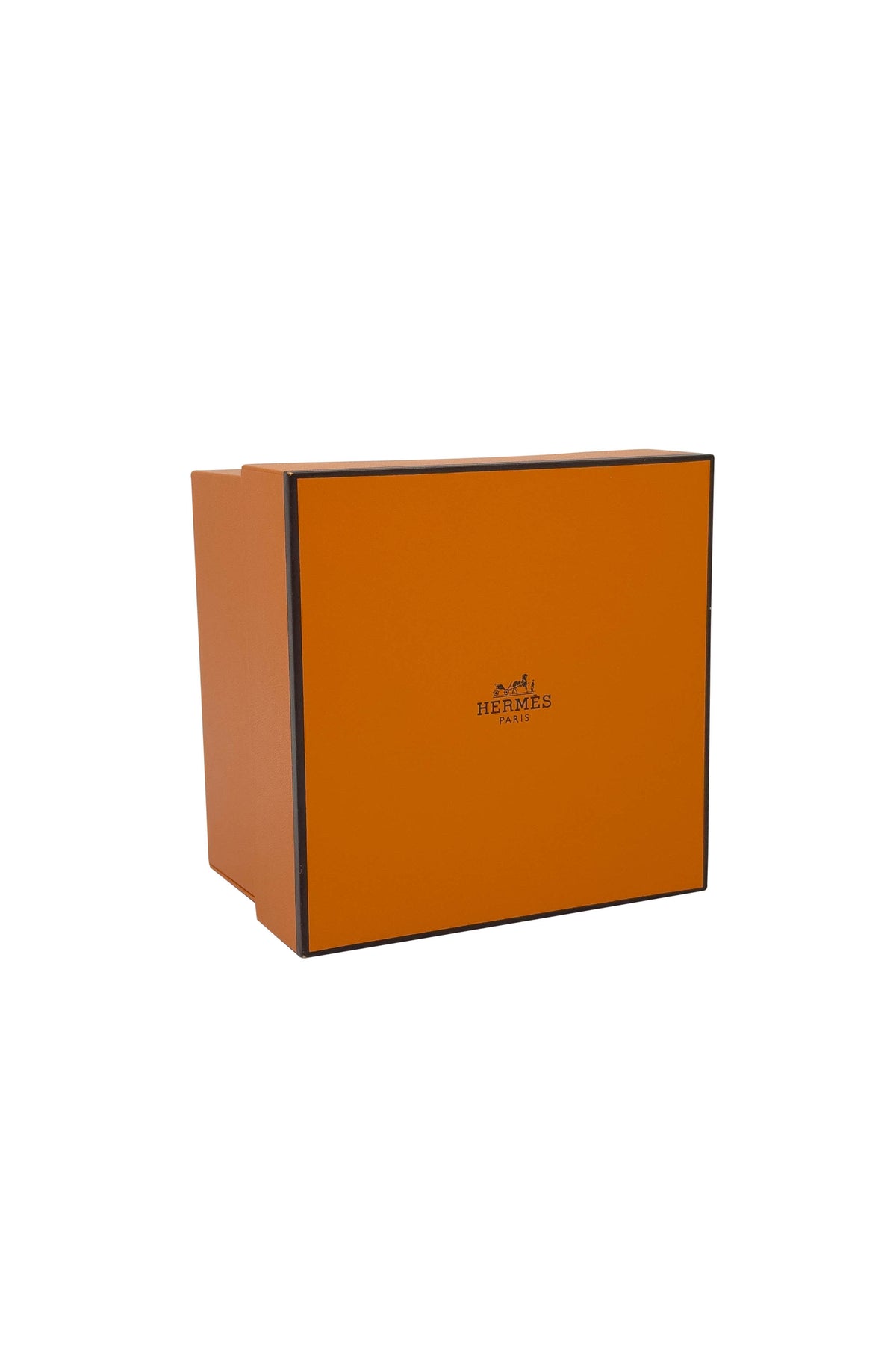 Hermes Cape Cod Watch with Orange Band Double Tour Stainless Quartz Watch