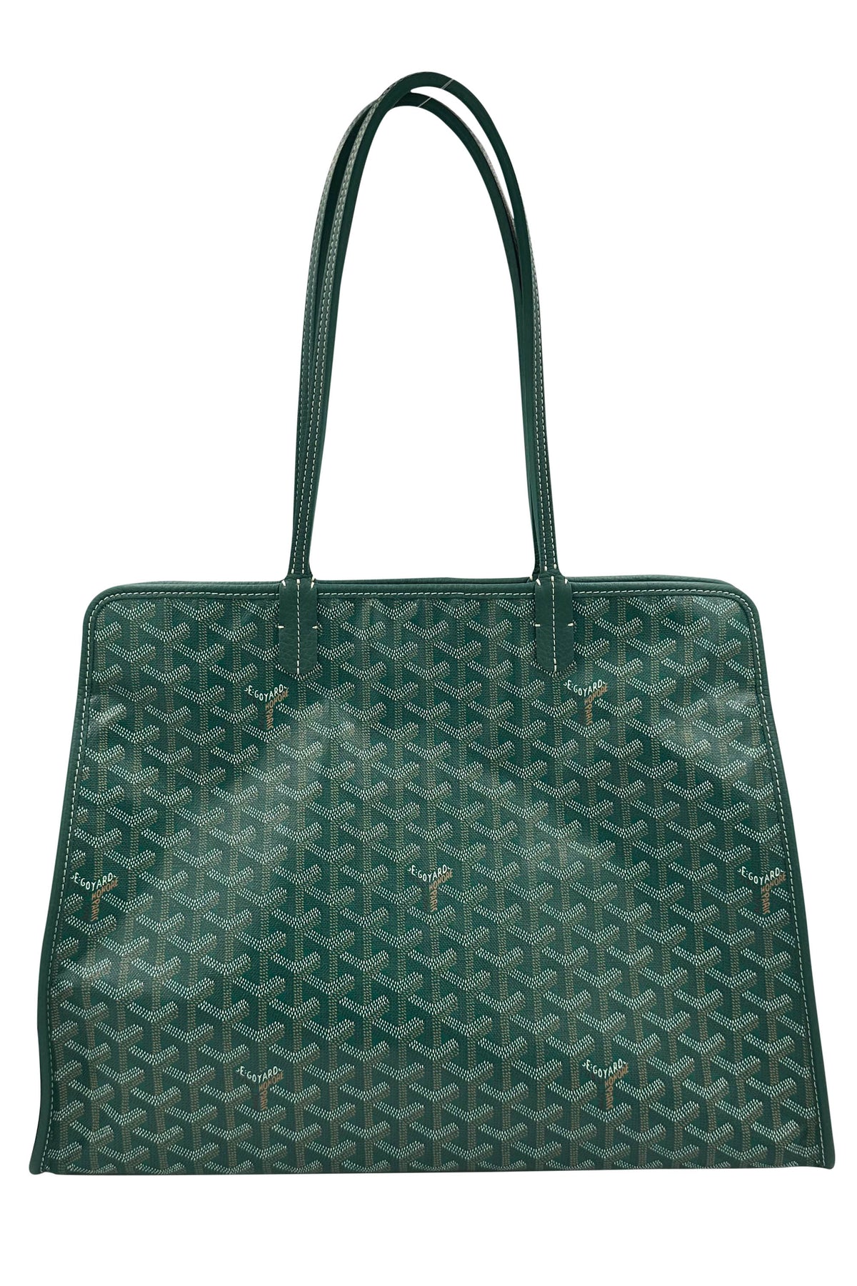Goyard Vert Green Goyardine Sac Hardy Tote With Pouch 2021
