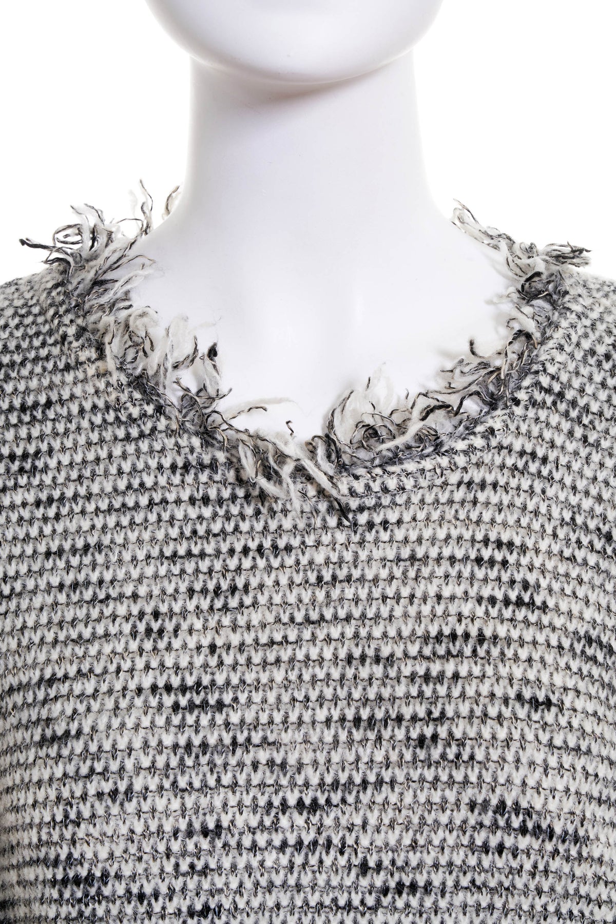 Isabel Marant Grey and Cream Black Sweater