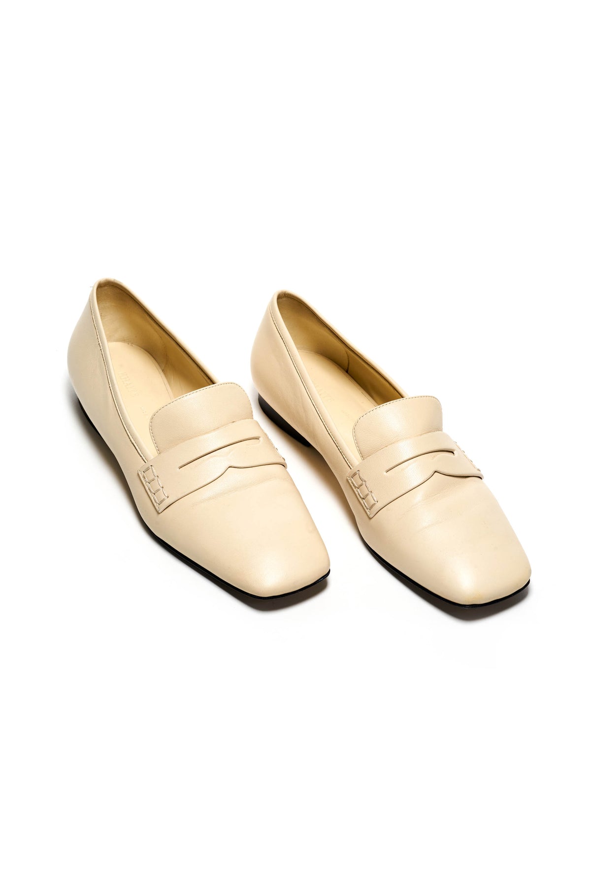 Khaite Bone White Loafers Size 7