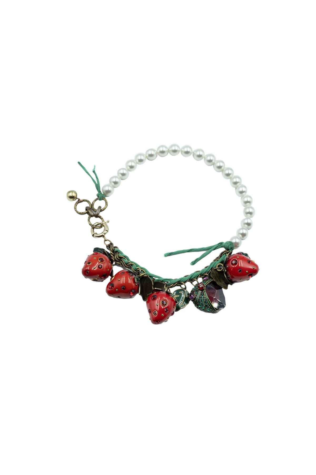 Lanvin Strawberry &amp; Pearl Necklace