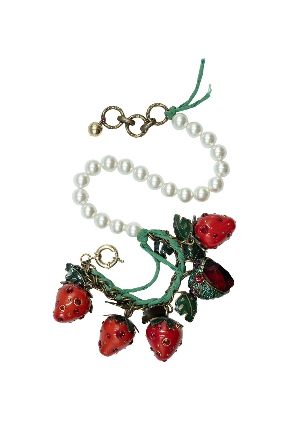 Lanvin Strawberry &amp; Pearl Necklace