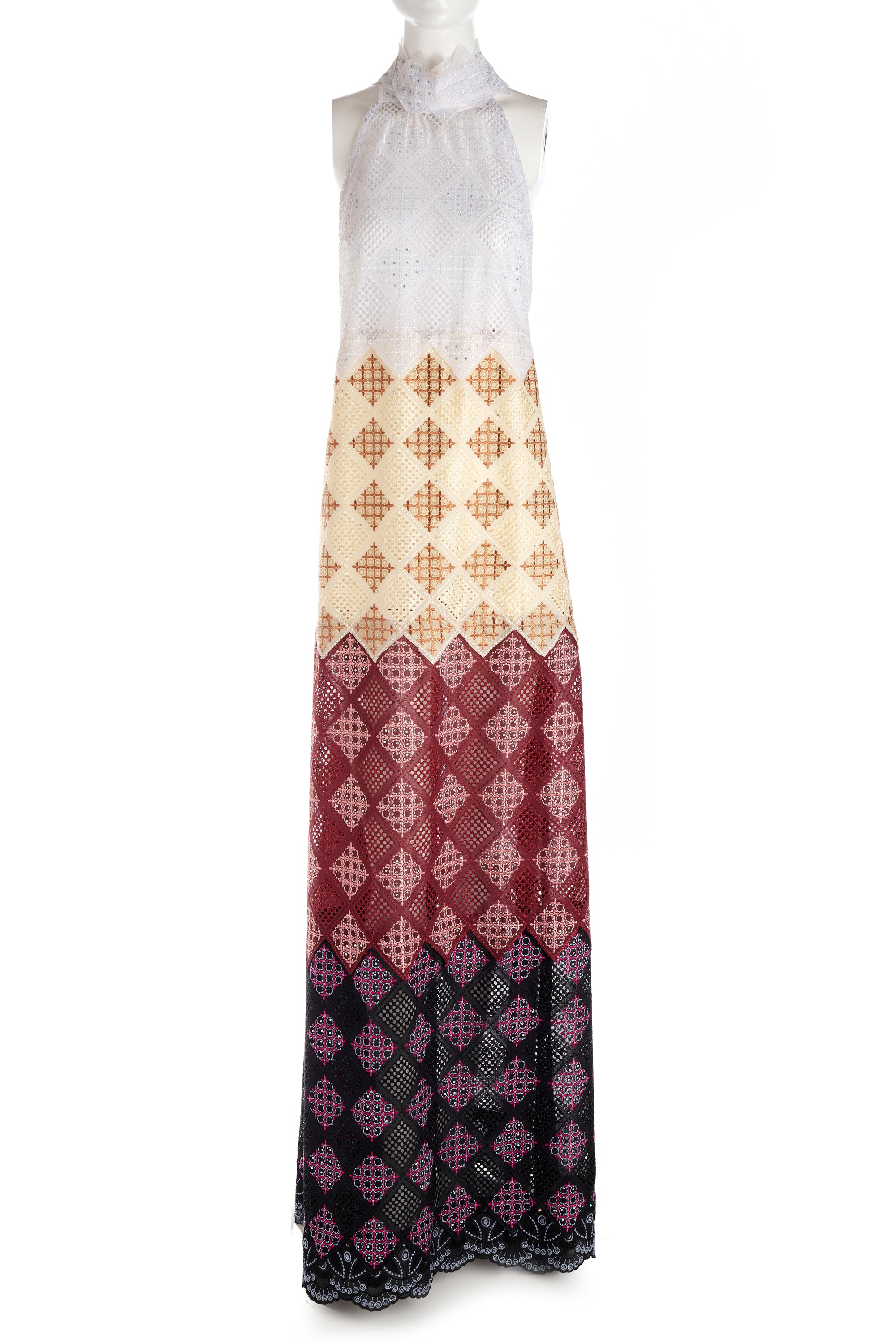 Lisa Folawiyo "Vintage" Lace Maxi Dress NWT Sz 10