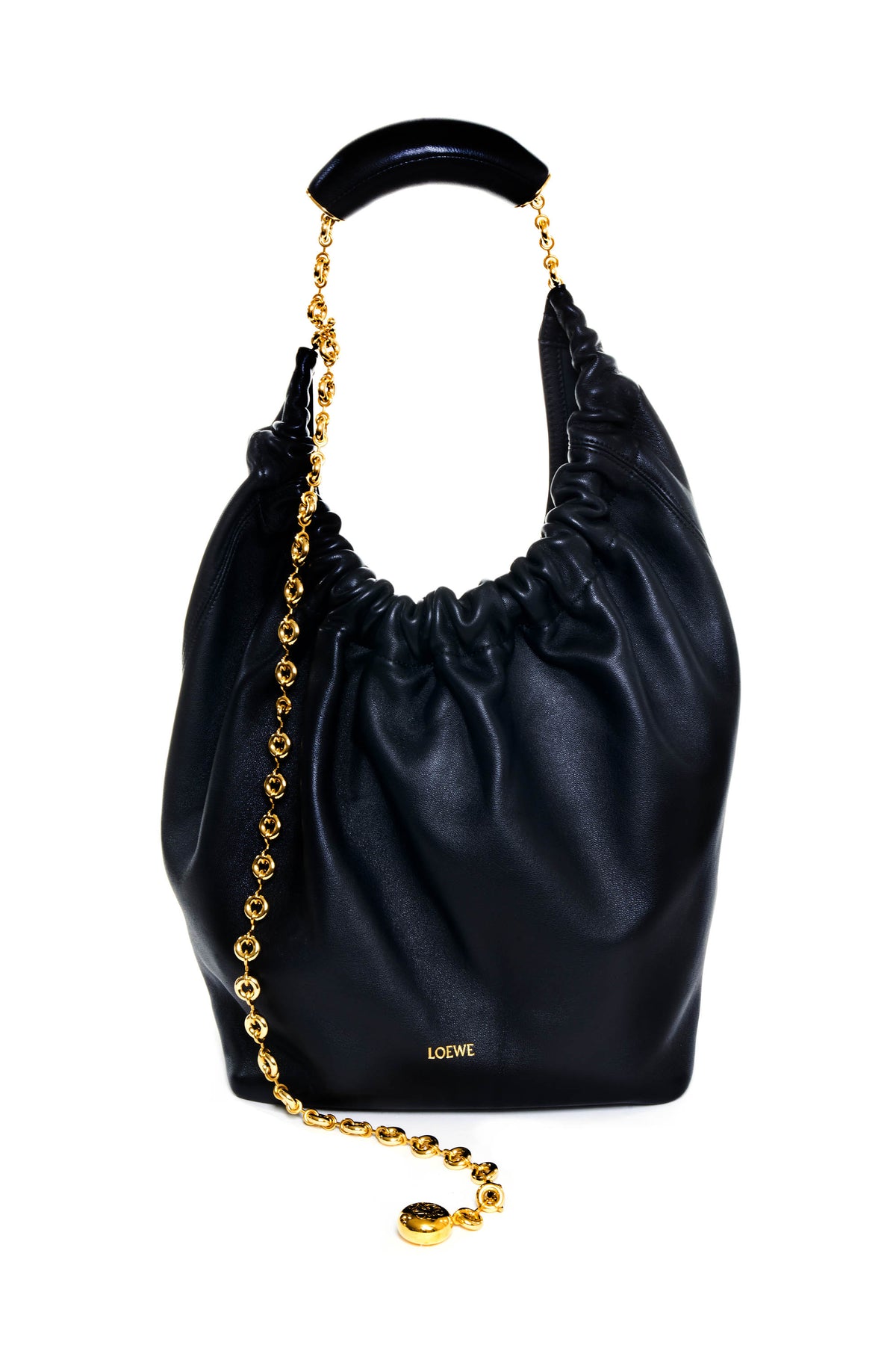 Loewe Black Napa Lambskin &quot;Squeeze&quot; Bag