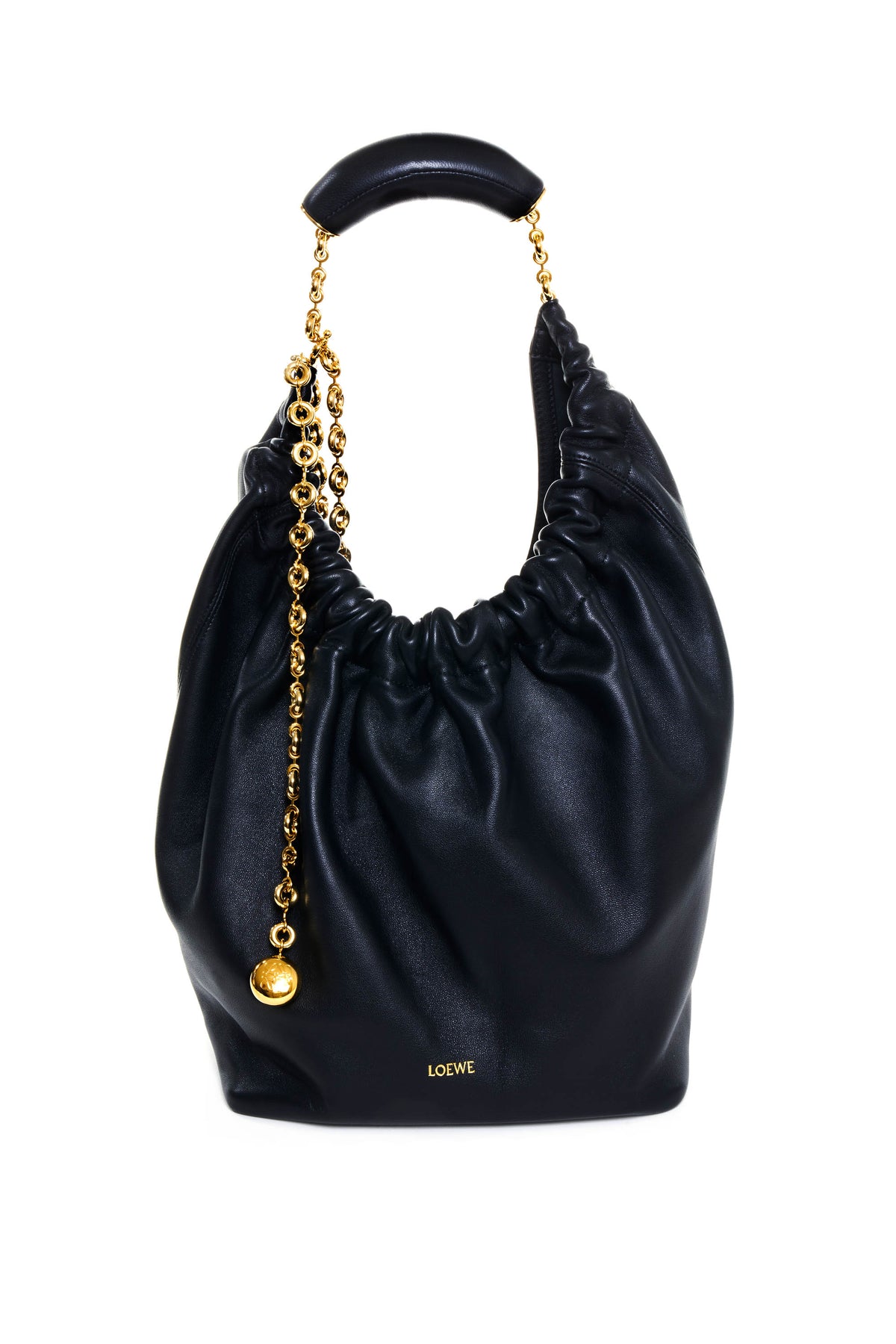 Loewe Black Napa Lambskin &quot;Squeeze&quot; Bag