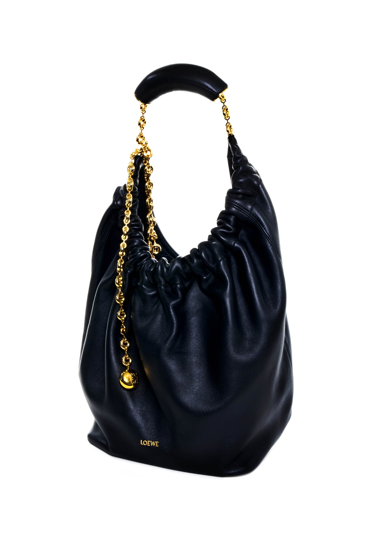 Loewe Black Napa Lambskin &quot;Squeeze&quot; Bag