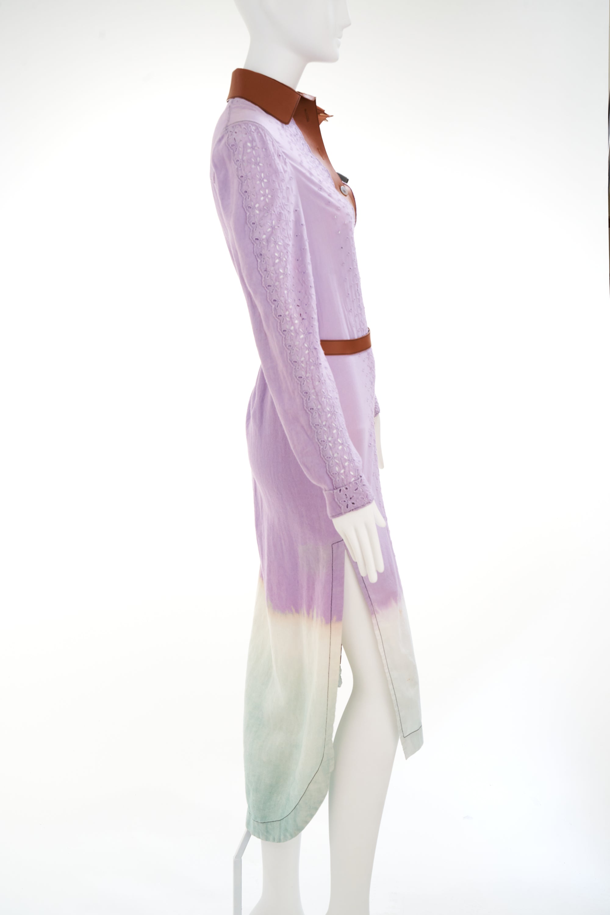 【LOEWE】BELTED MIDI SHIRT DRESS LOEWE Wrap-effect belted woven midi shirt dress | NET-A-PORTER