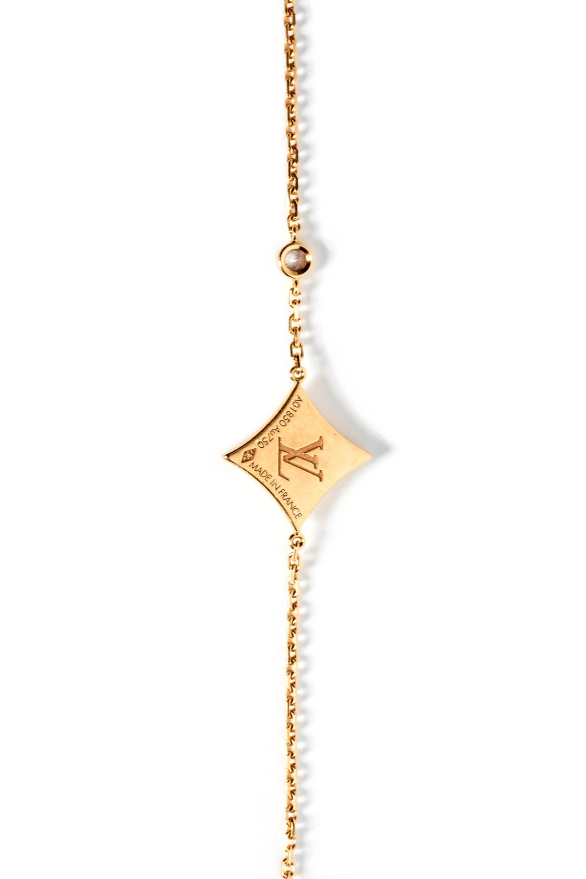Louis Vuitton 18k Color Blossom Star Mother of Pearl .04 Diamond Bracelet