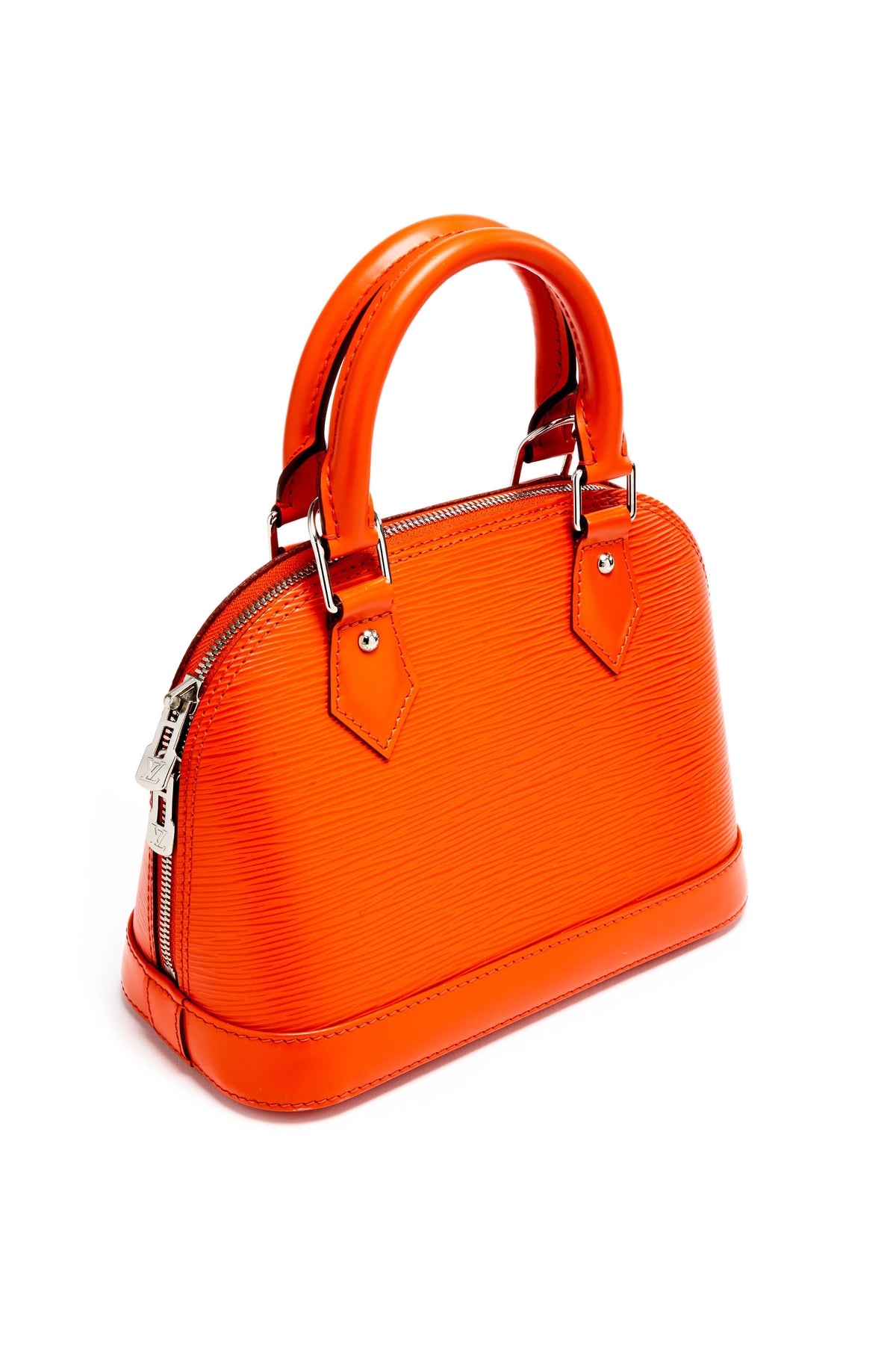 Louis Vuitton BB Pimento Orange Epi Alma Purse