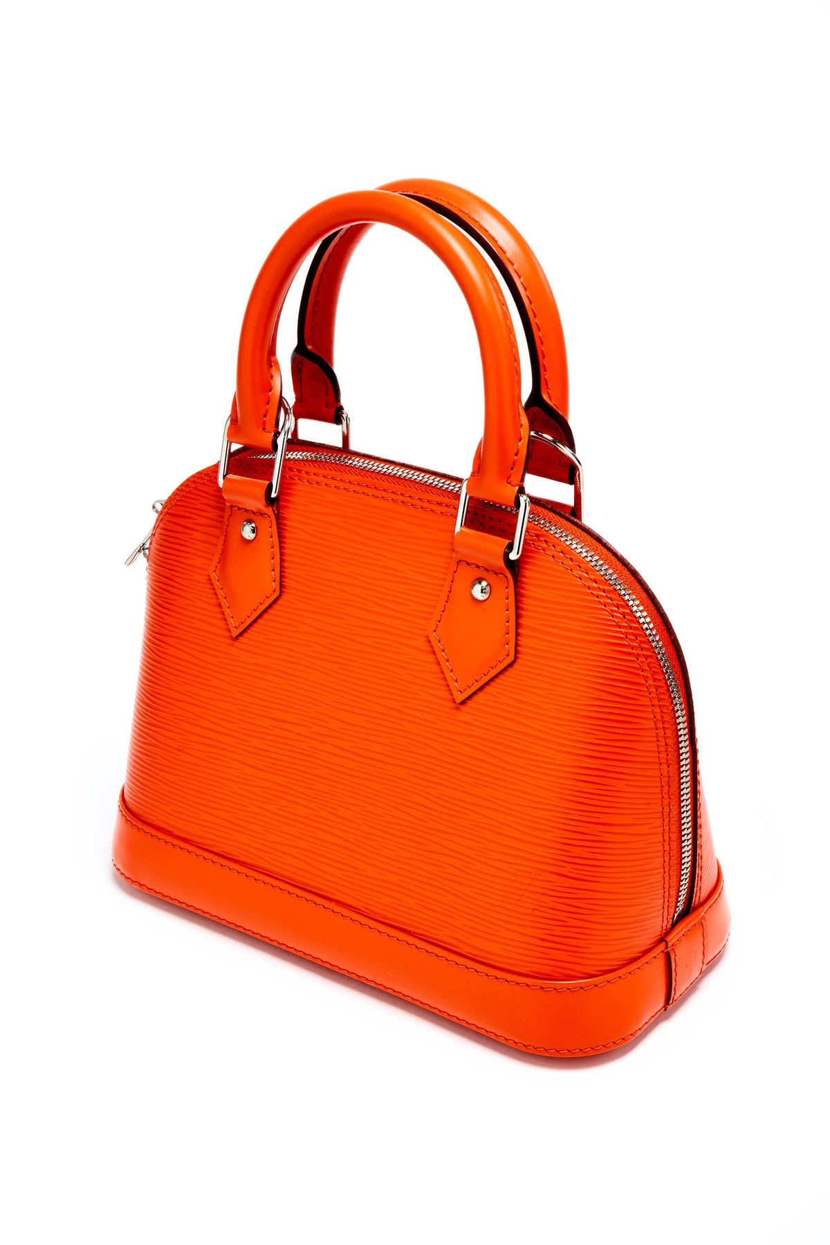Louis Vuitton BB Pimento Orange Epi Alma Purse