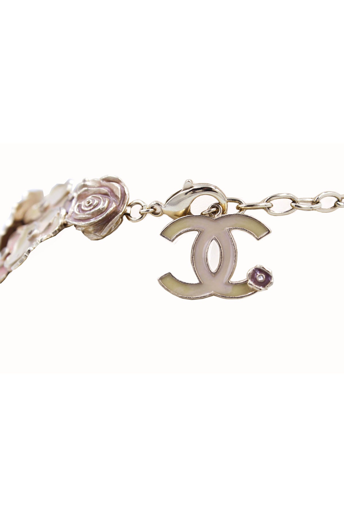 Chanel Marie Antoinette Sculptural Enamel Floral Choker 2013C