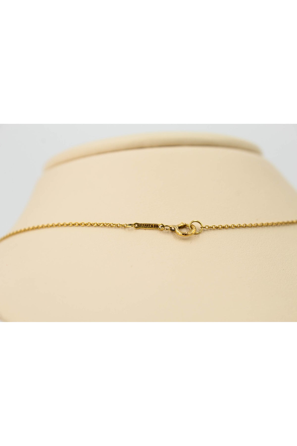 Tiffany & Co. Elsa Peretti 18k Gold Open Heart Necklace