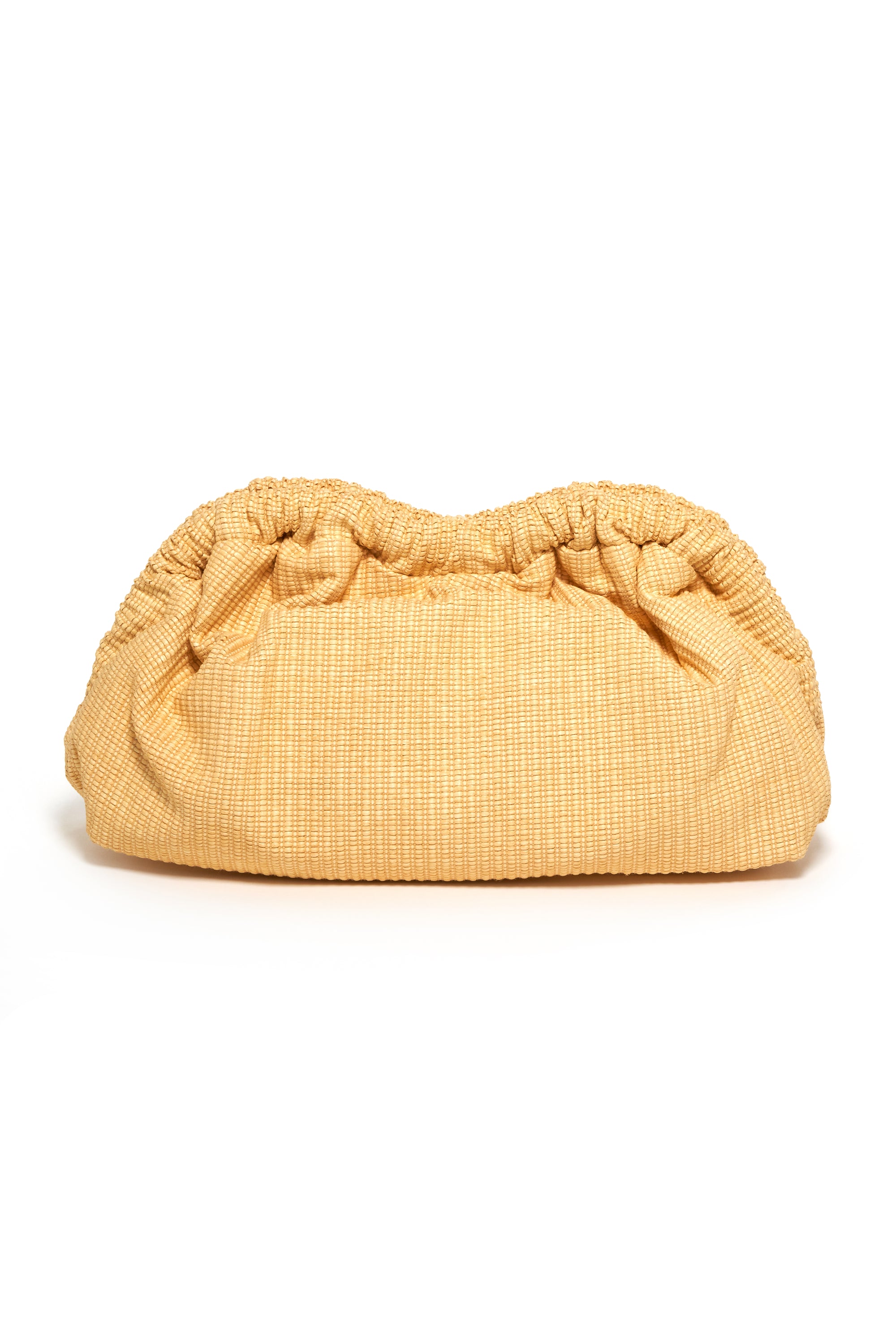 Mansur Gavriel Large Straw Raffia "Cloud" Pillow Clutch