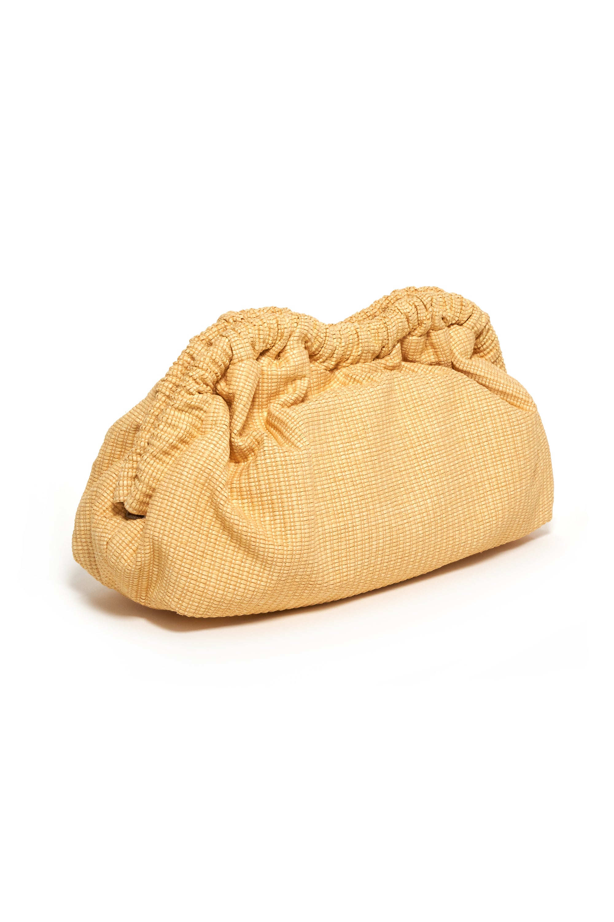 Mansur Gavriel Large Straw Raffia "Cloud" Pillow Clutch