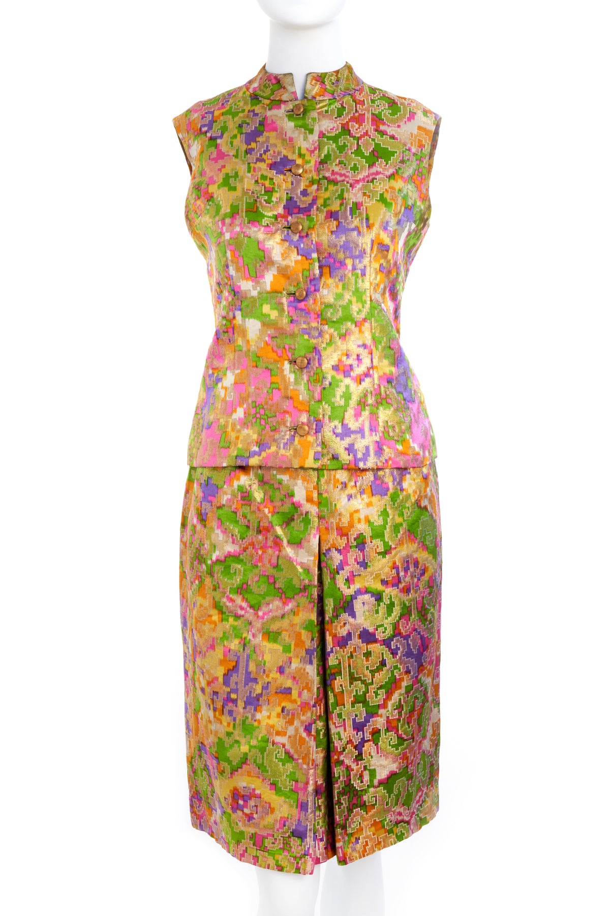 Christian Dior 1960&#39;s Marc Bohan Three Piece Lame Set