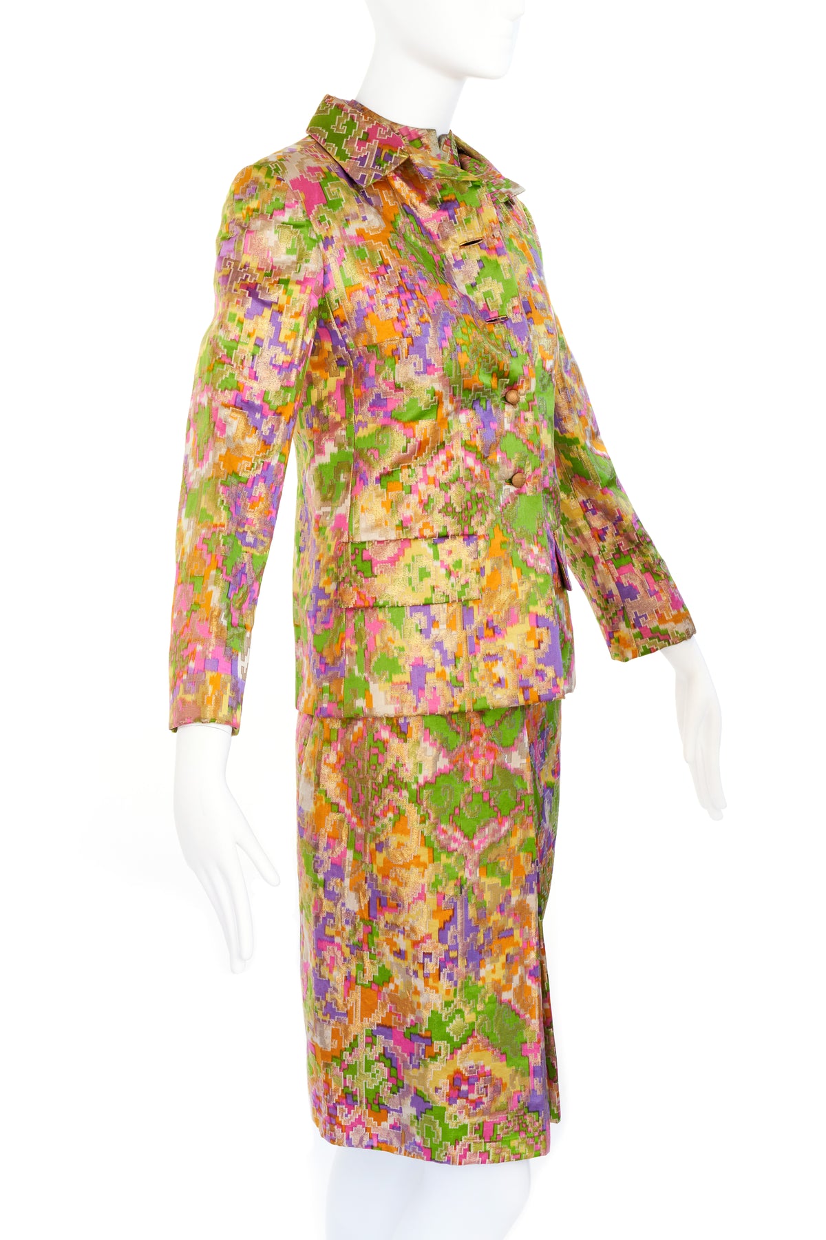 Christian Dior 1960&#39;s Marc Bohan Three Piece Lame Set