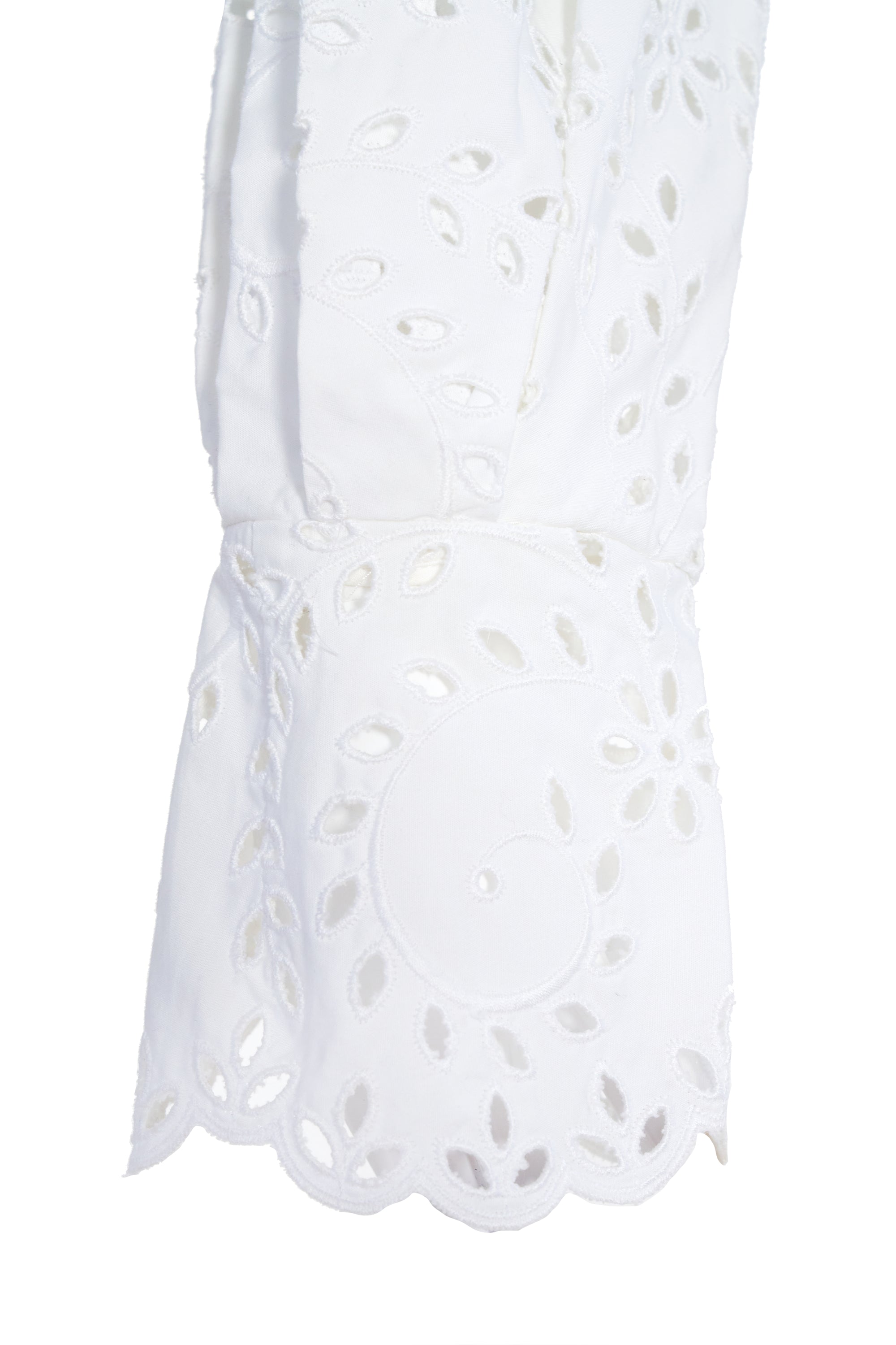 Oscar de La Renta White Cotton Shirt Dress Size 8