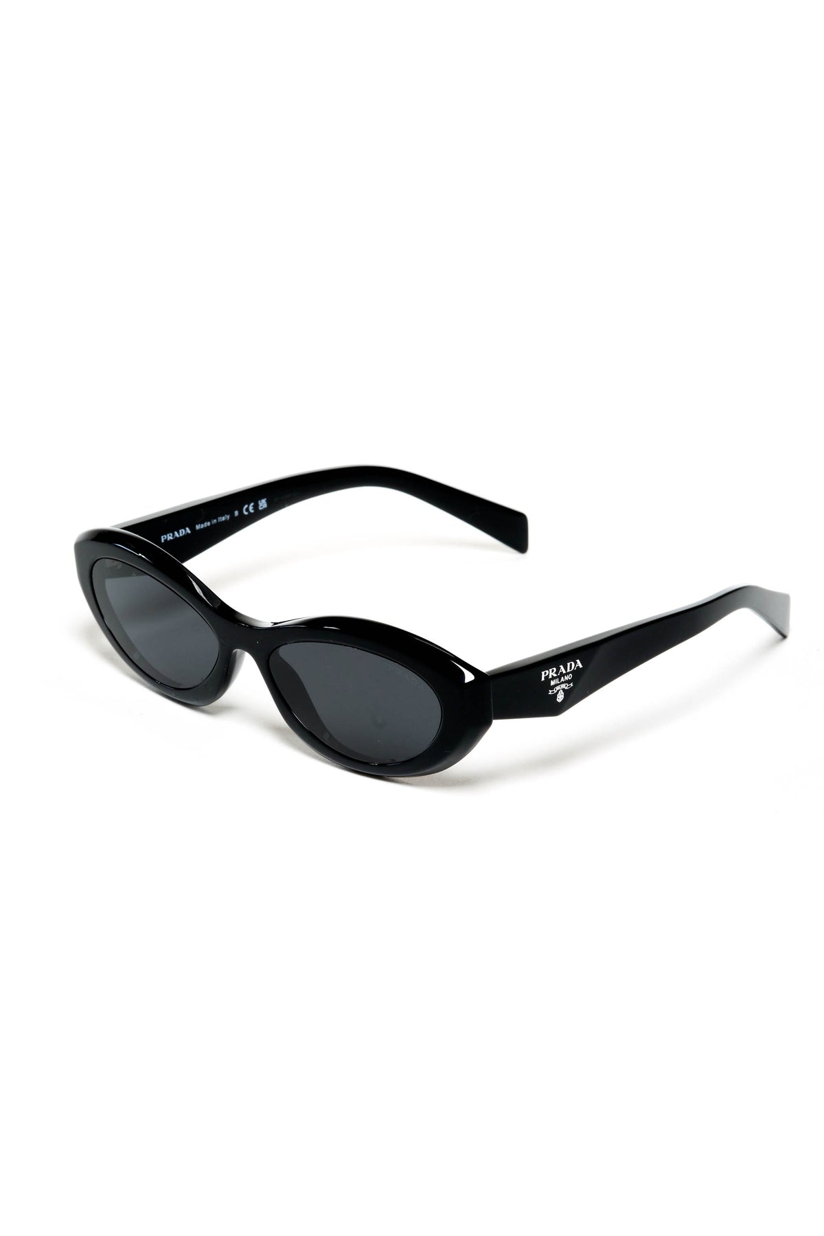 Prada Black Geometric Panel Sunglasses