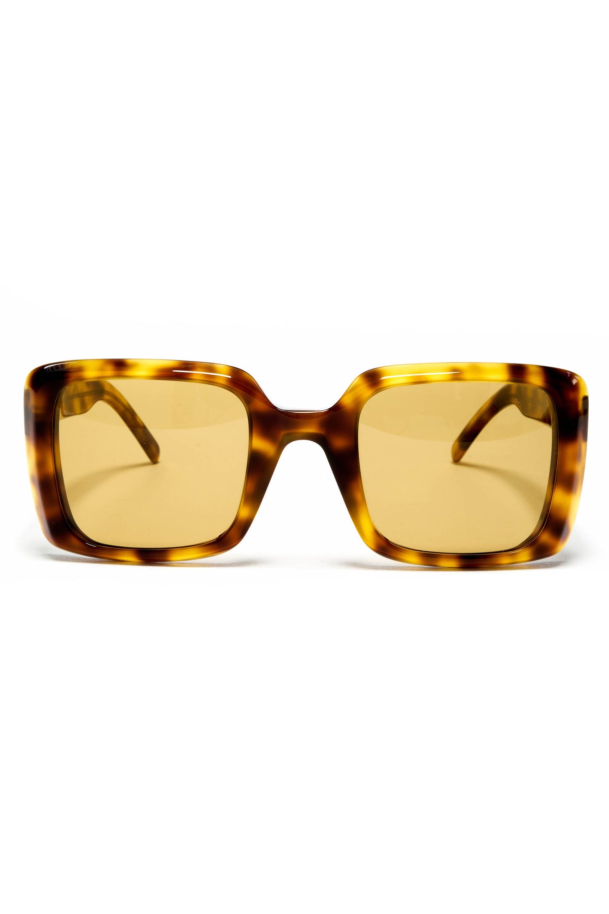 Saint Laurent Tortoise Square Frame with Brown Lens Sunglasses