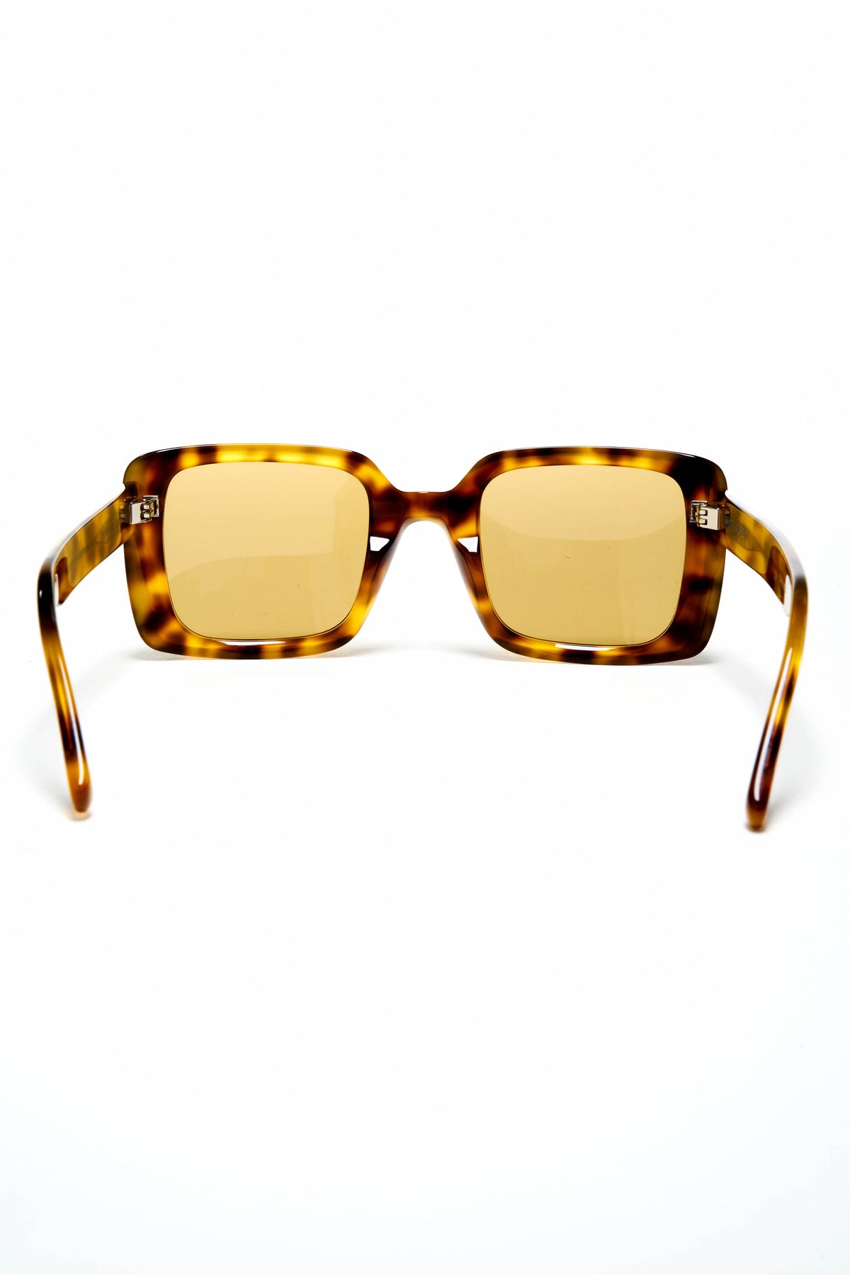 Saint Laurent Tortoise Square Frame with Brown Lens Sunglasses