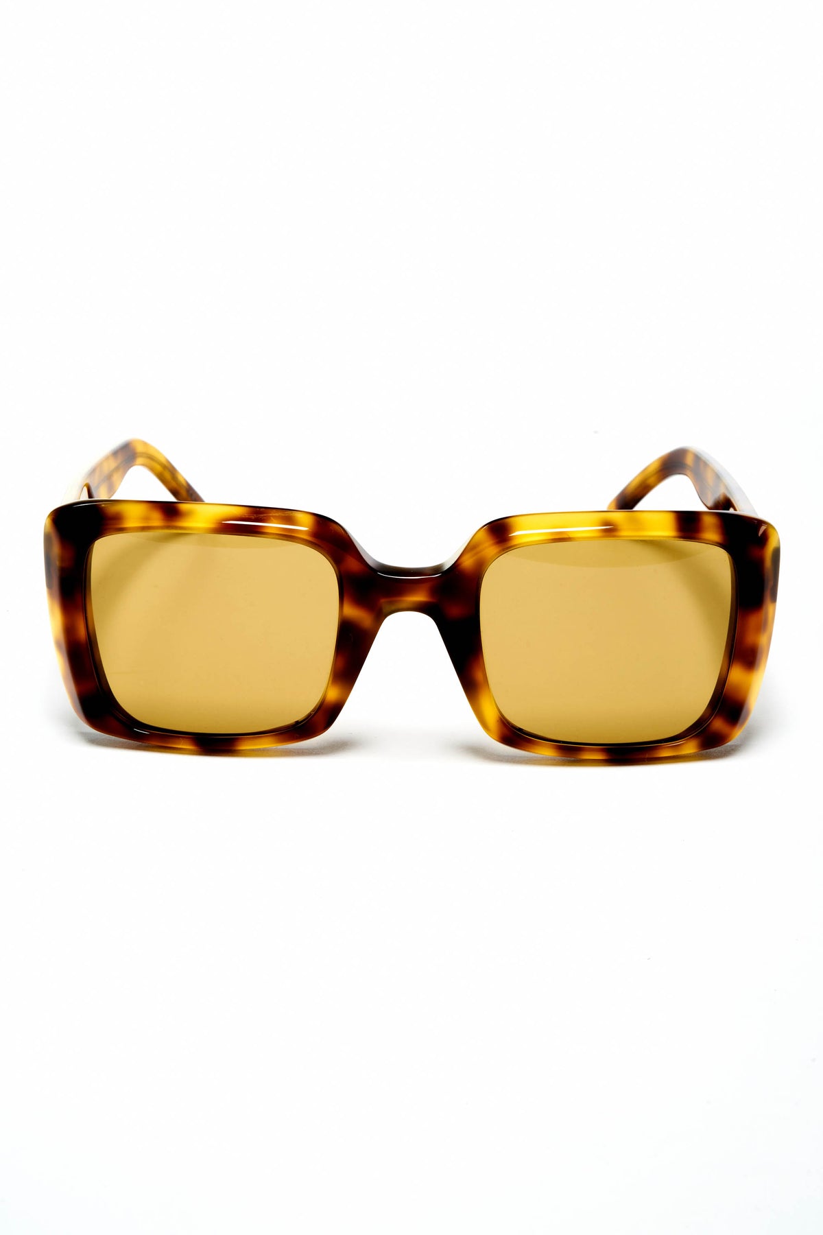 Saint Laurent Tortoise Square Frame with Brown Lens Sunglasses
