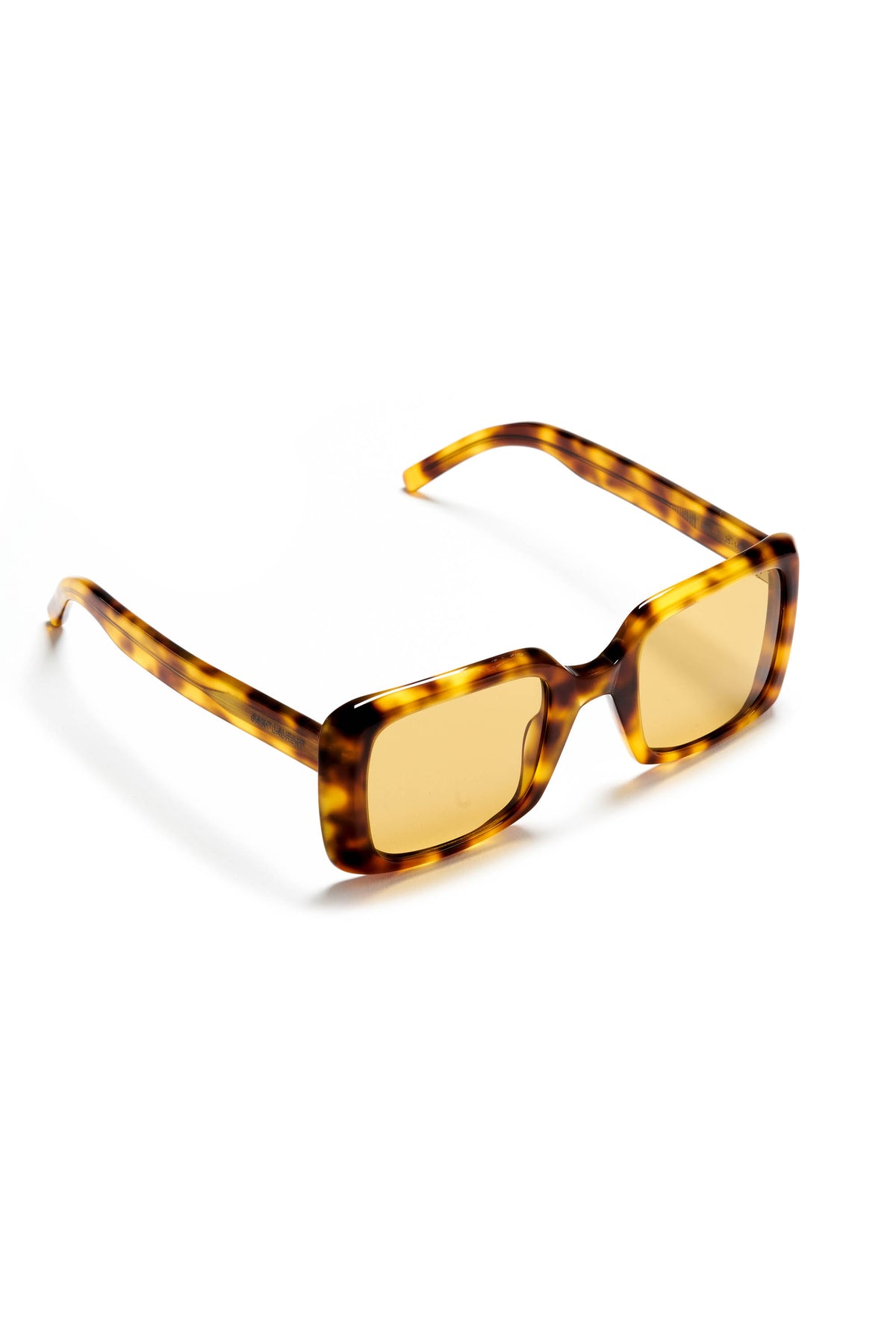 Saint Laurent Tortoise Shell Square Rim Sunglasses