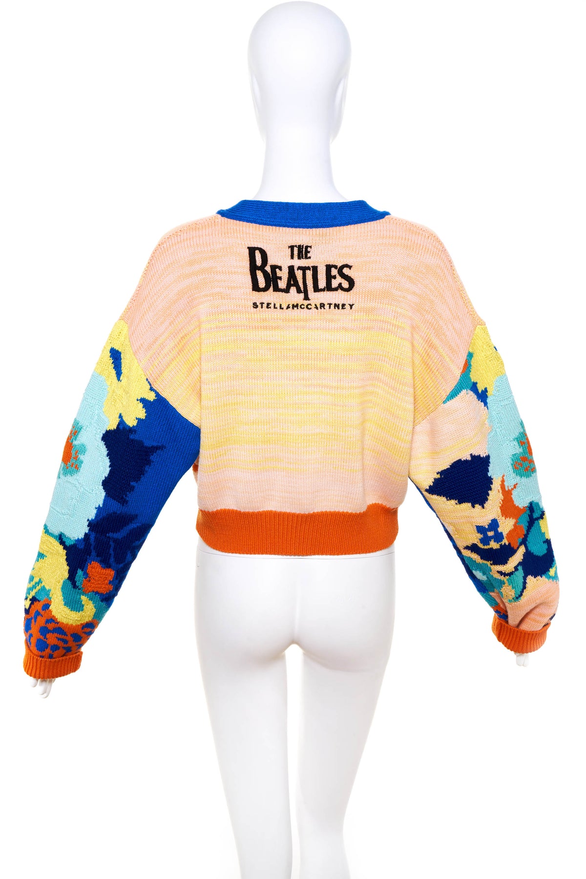 Stella McCartney Multicolor Beatles &quot;Get Back&quot; Cardigan Size Small