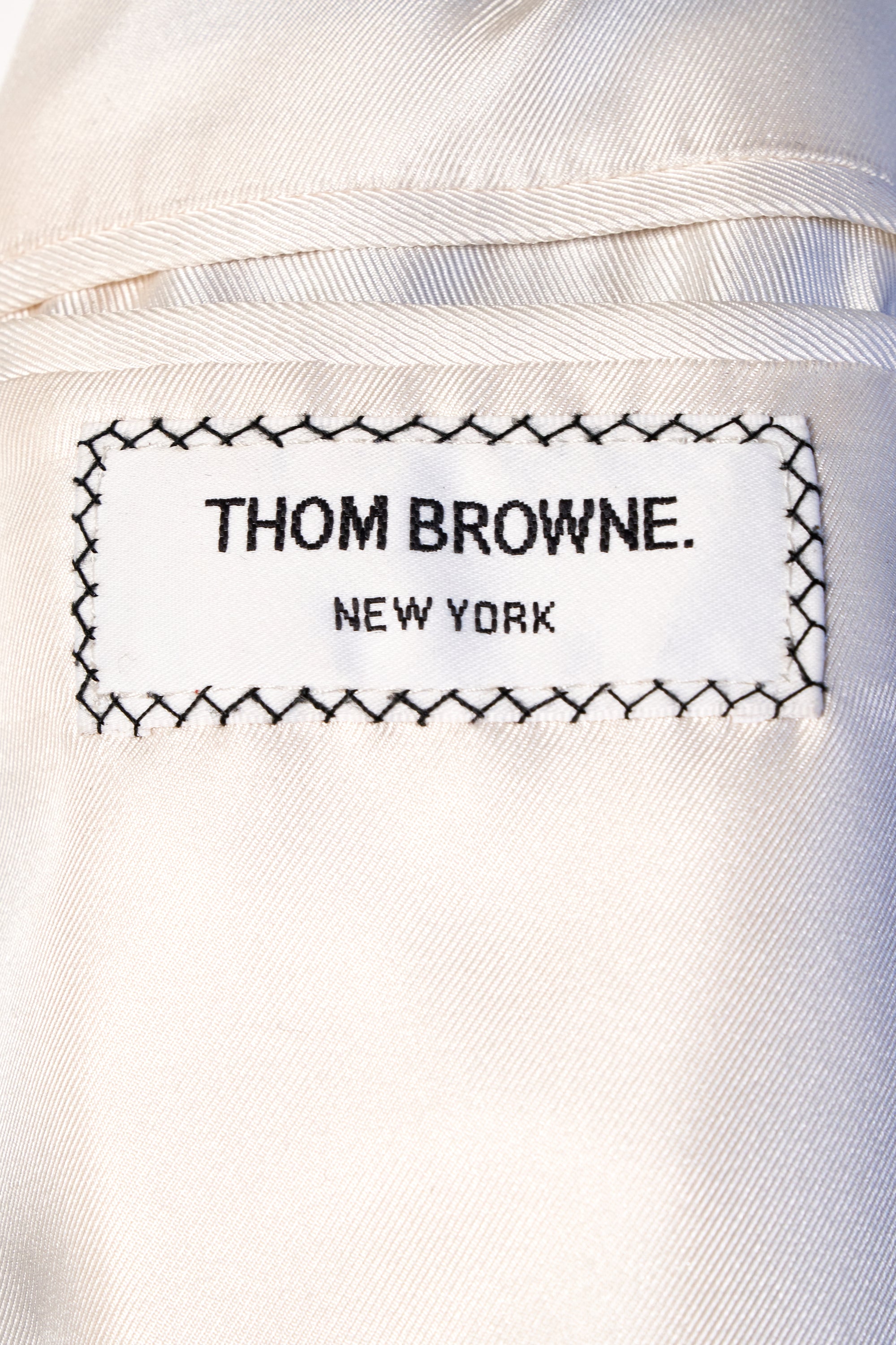 Thom Browne NY Feather and Bead Patchwork Coat Sz 42