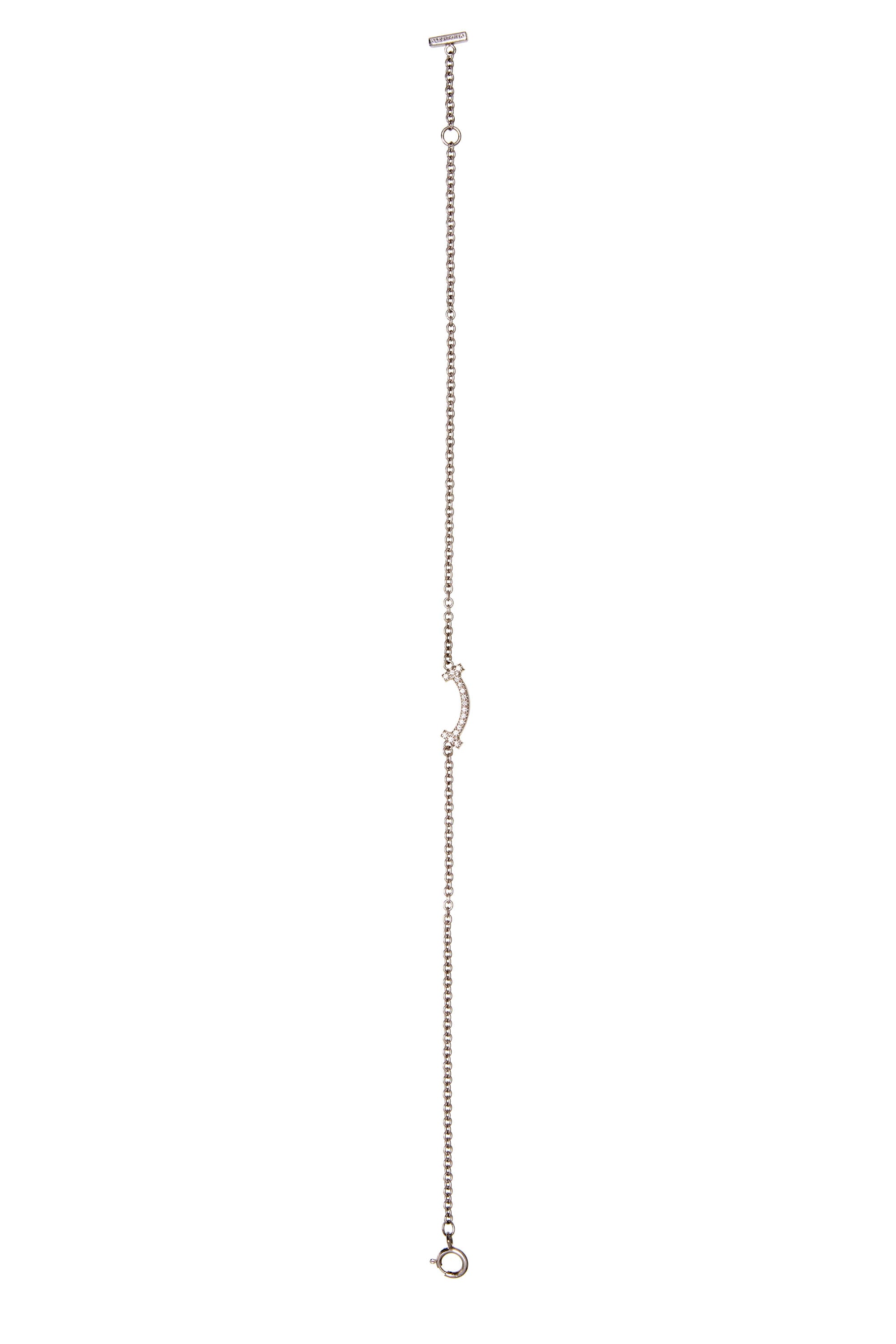 Tiffany 750 18k WG Diamond Smile Bracelet Foxy Couture Carmel