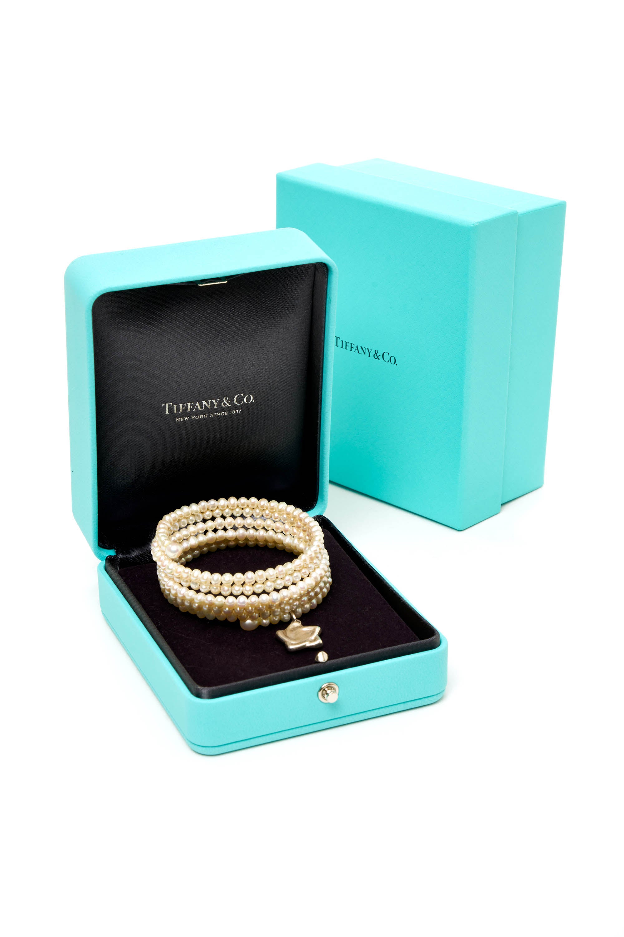 Tiffany & Co. Elsa Peretti 5 Row Pearl Star Bracelet