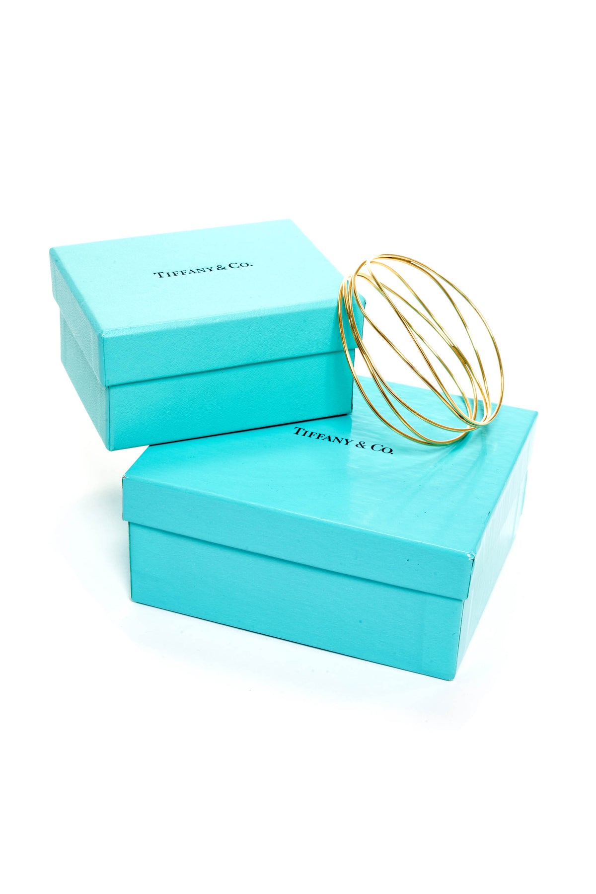 Tiffany Elsa Peretti 18kGold 5-Row Wave Bracelet