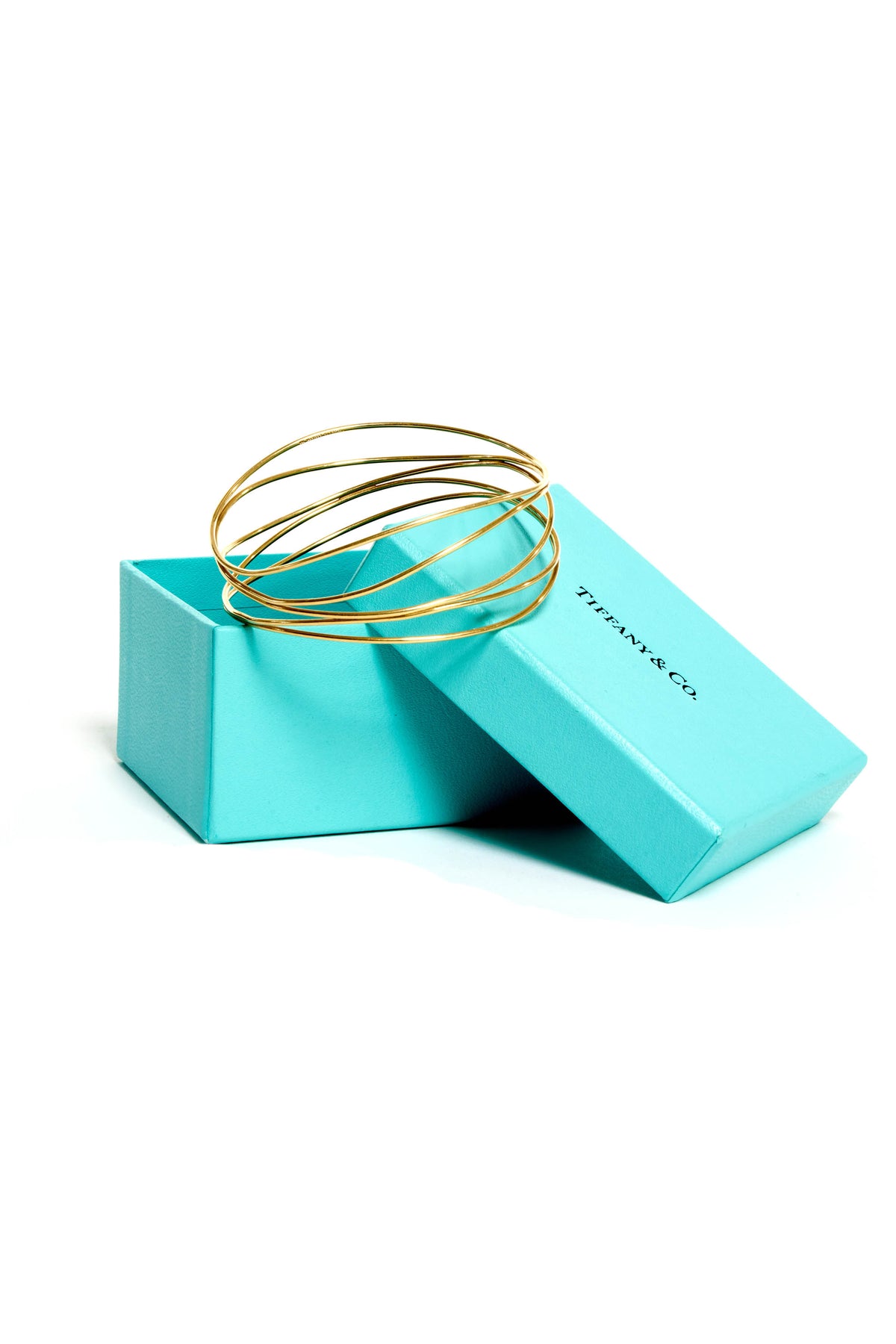 Tiffany Elsa Peretti 18kGold 5-Row Wave Bracelet