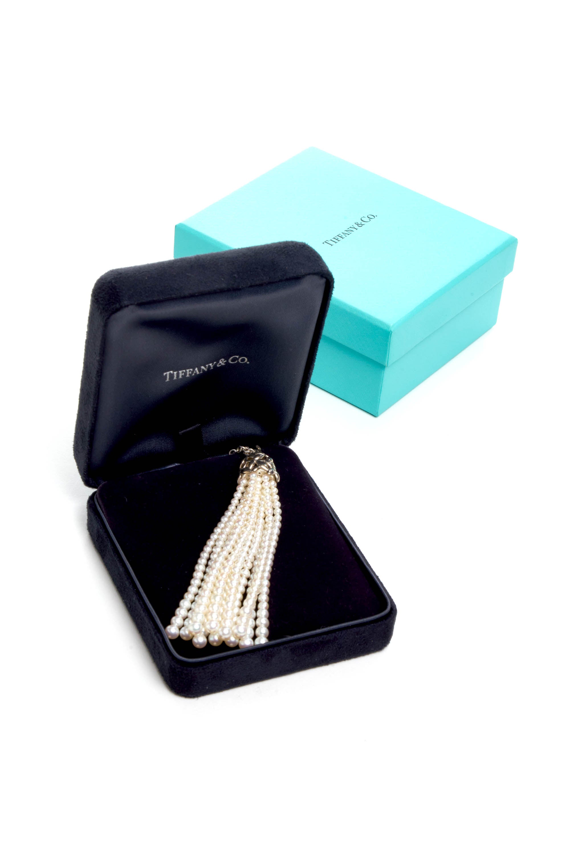 Tiffany & Co. Paloma Picasso Sterling Freshwater Pearl Tassel Ziegfeld Necklace