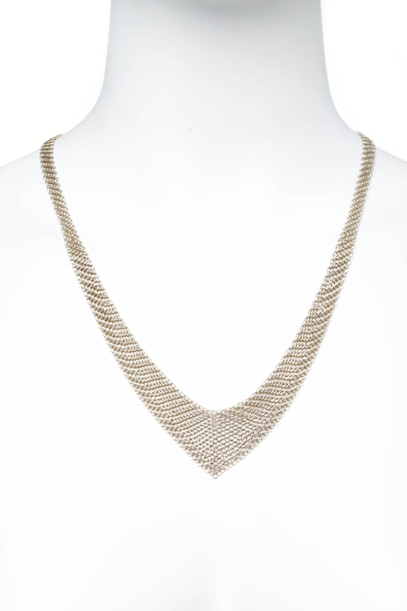 Elsa Peretti TIffany Vintage Sterling Silver Chain Mail Necklace