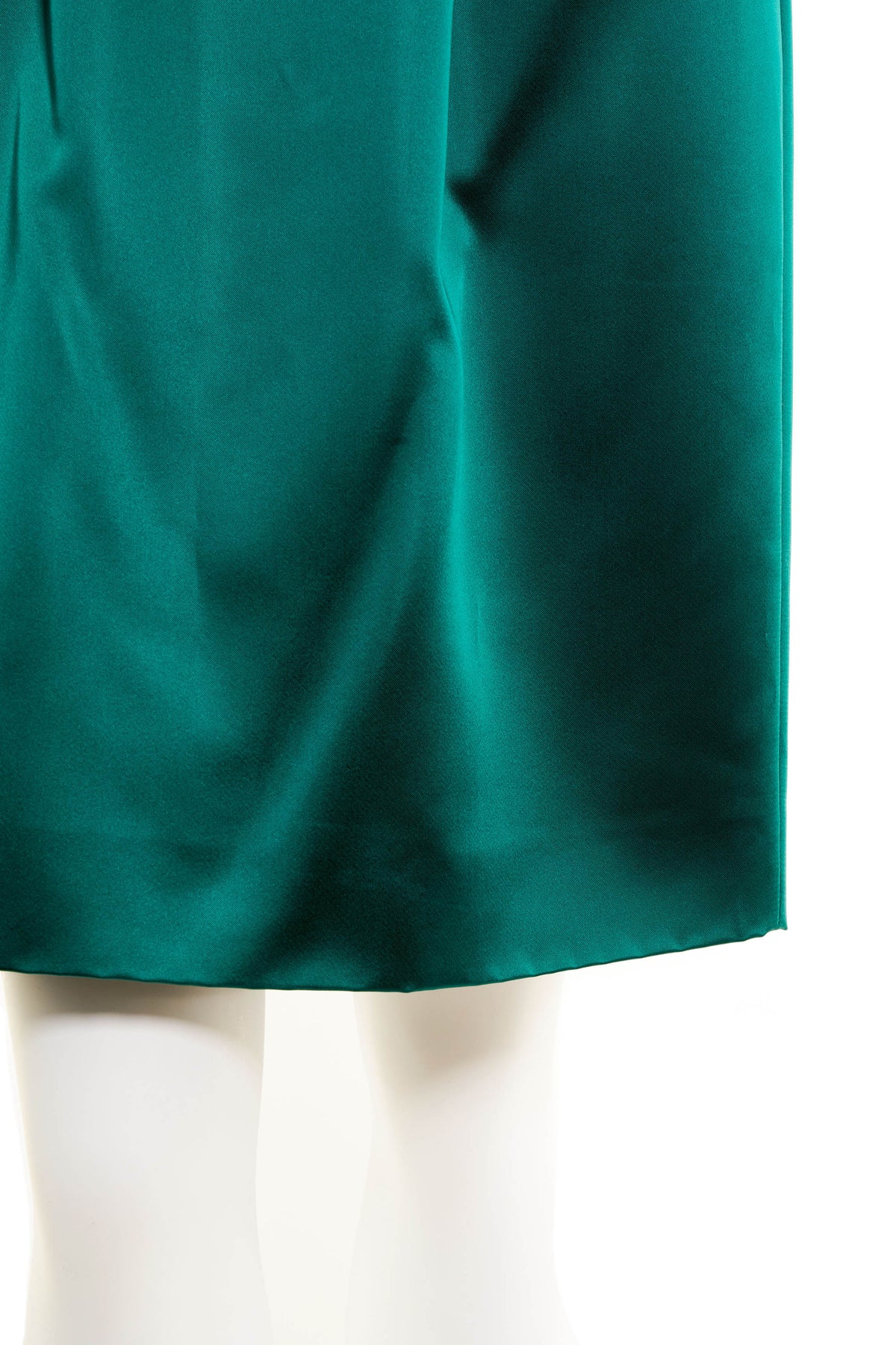 Valentino Vintage Emerald Green Strapless Cocktail Dress Size 42/6