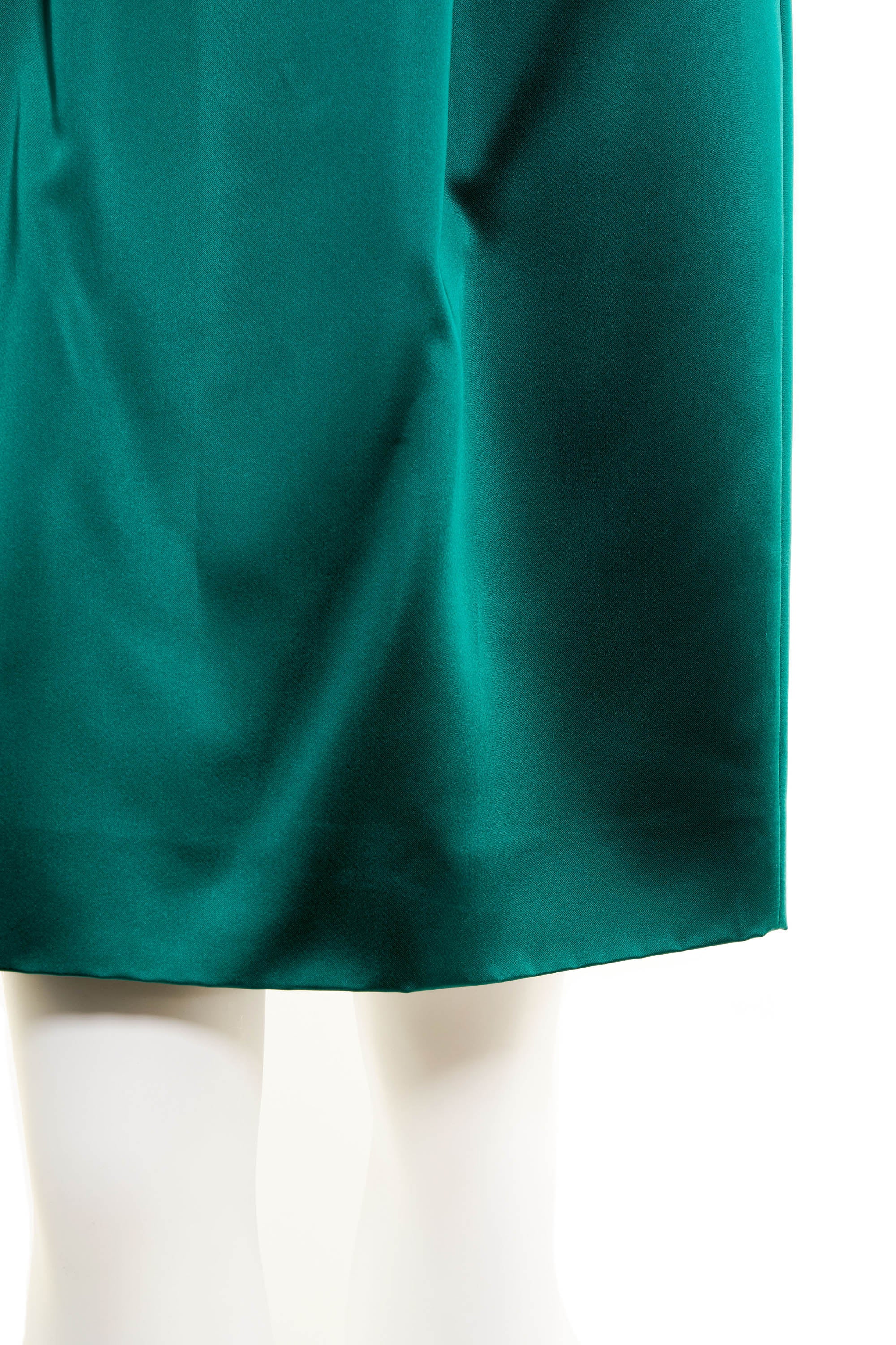 Valentino Vintage Emerald Green Strapless Cocktail Dress Size 42/6 - Foxy Couture Carmel Valentino Vintage Emerald Green Strapless Cocktail Dress Size 42/6 - Foxy Couture Carmel
