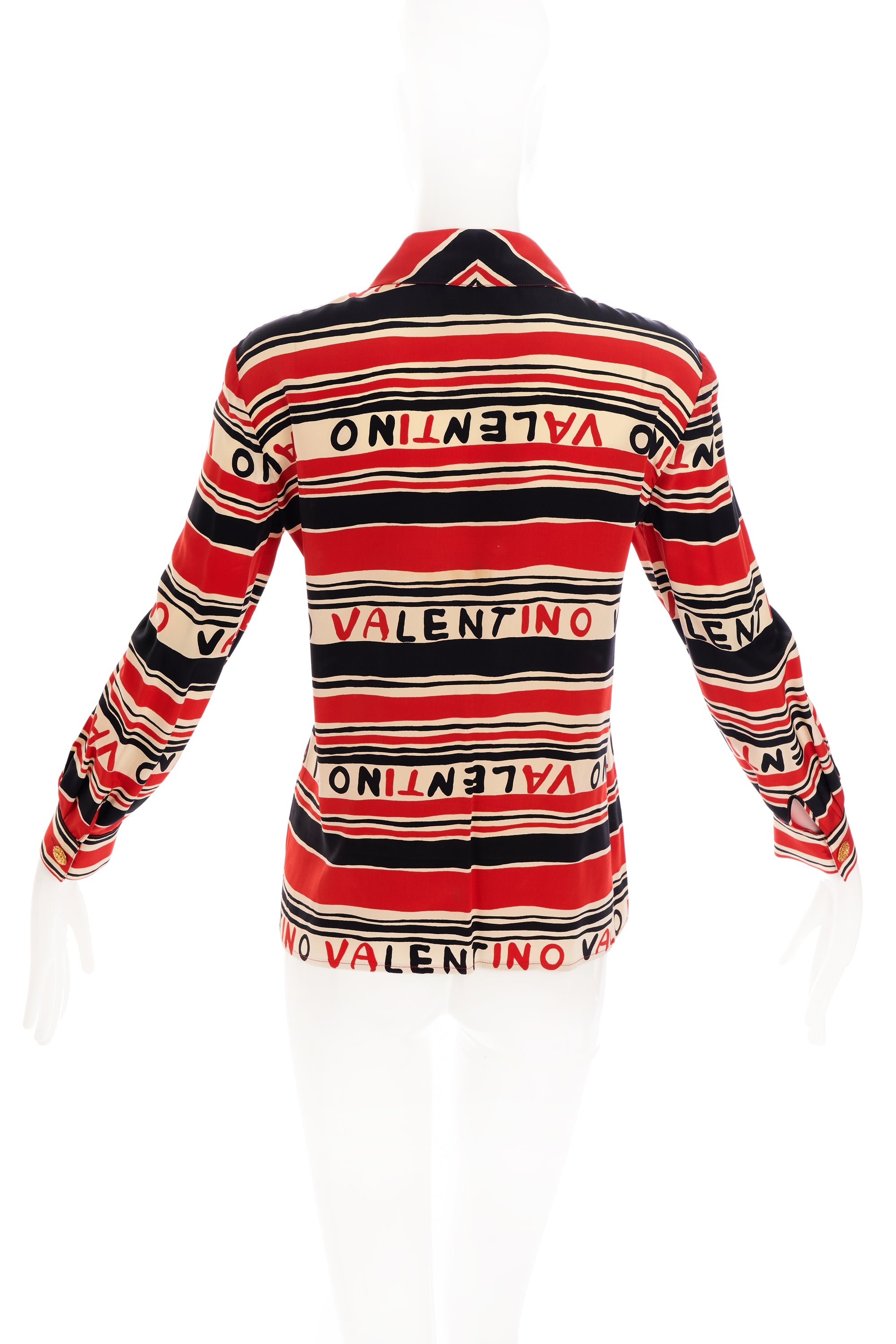 Valentino Red/White/Blue Blouse